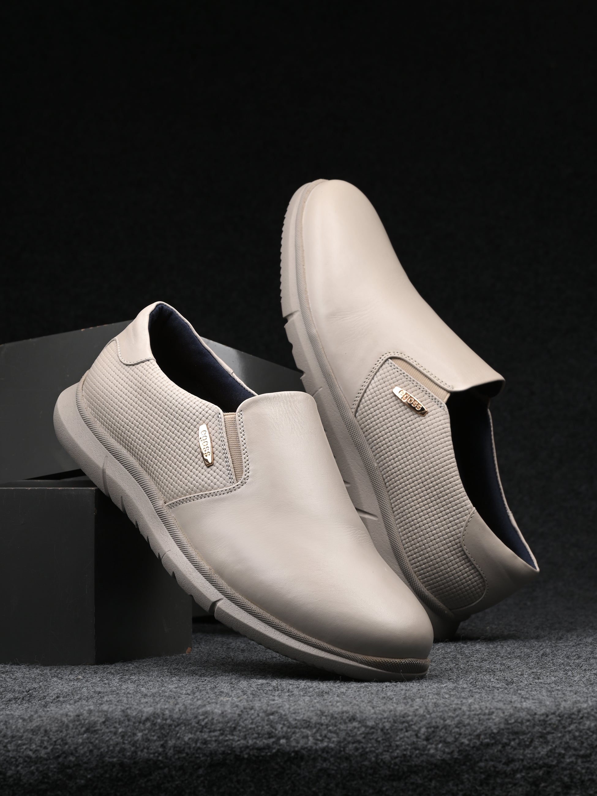 Egoss Gold Sneakers For Men