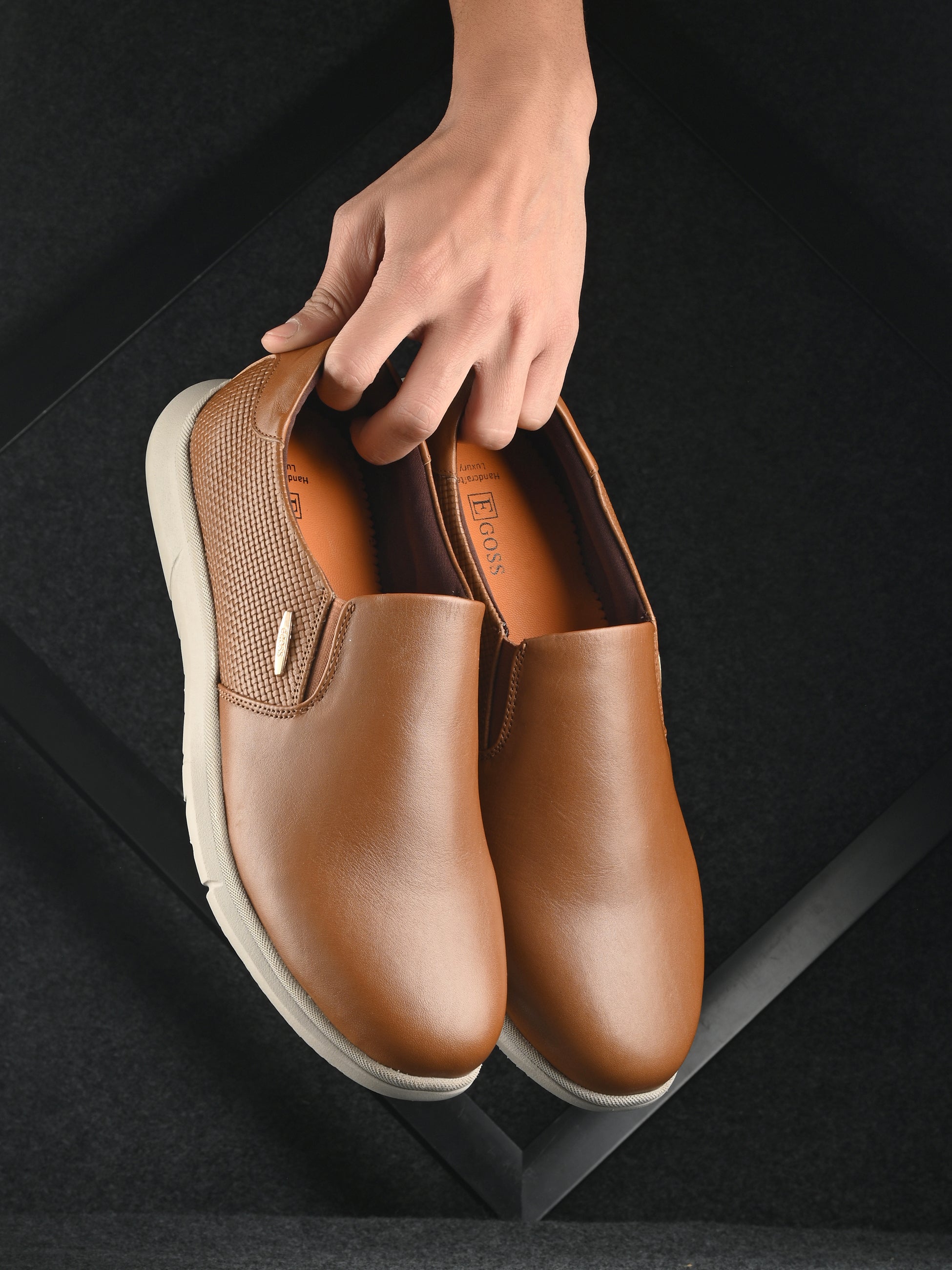 Egoss Gold Sneakers For Men