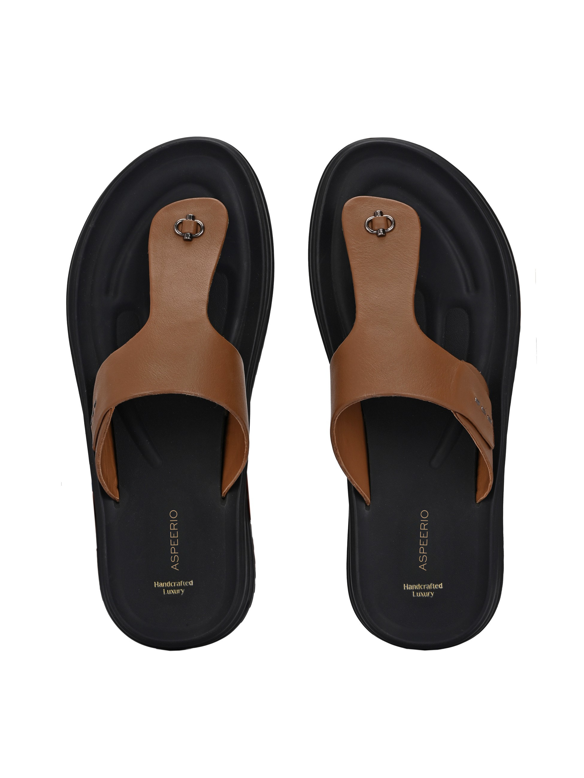 Comet Leather Slippers by Aspeerio