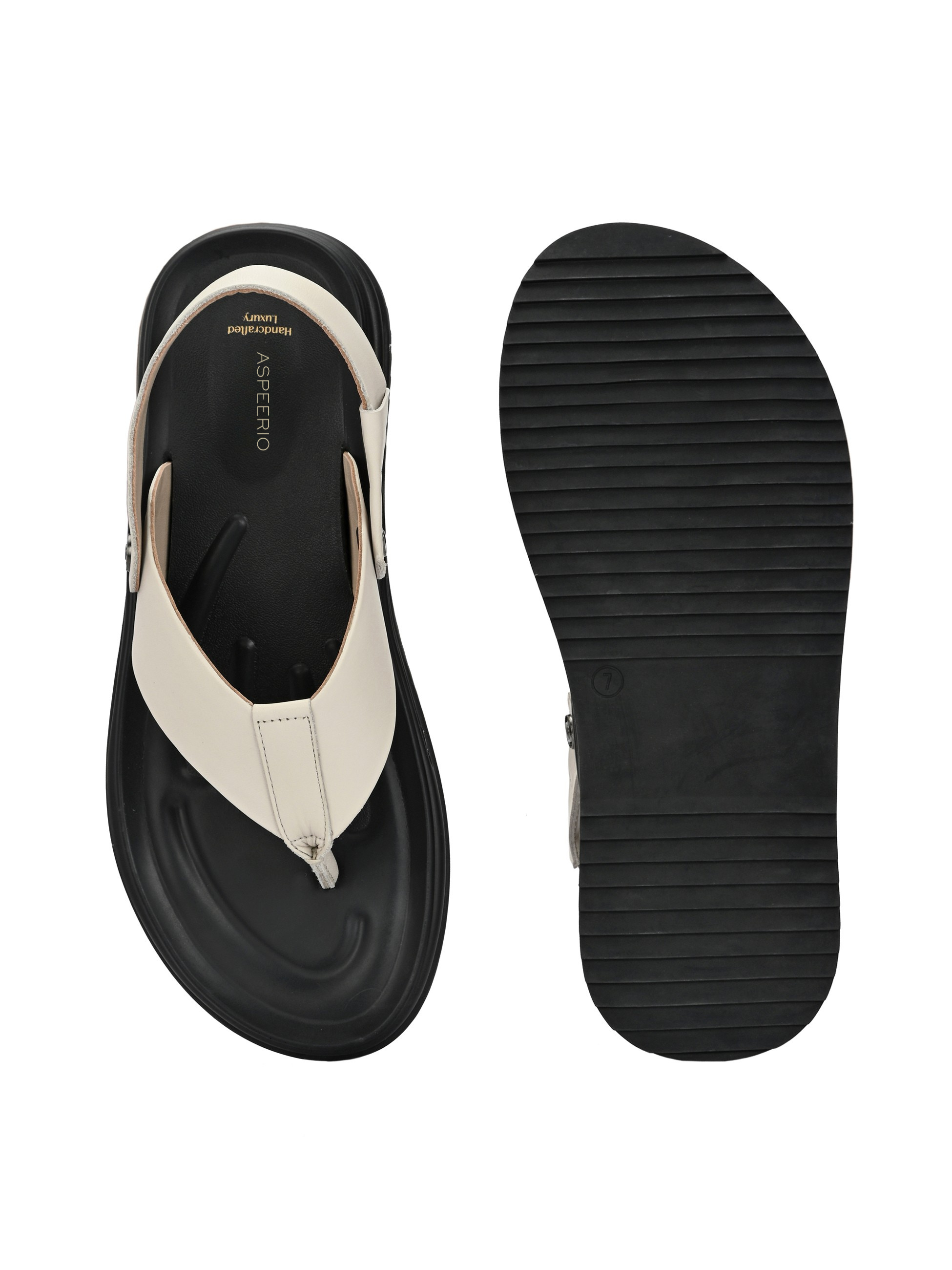 Comet Leather Sandals by Aspeerio