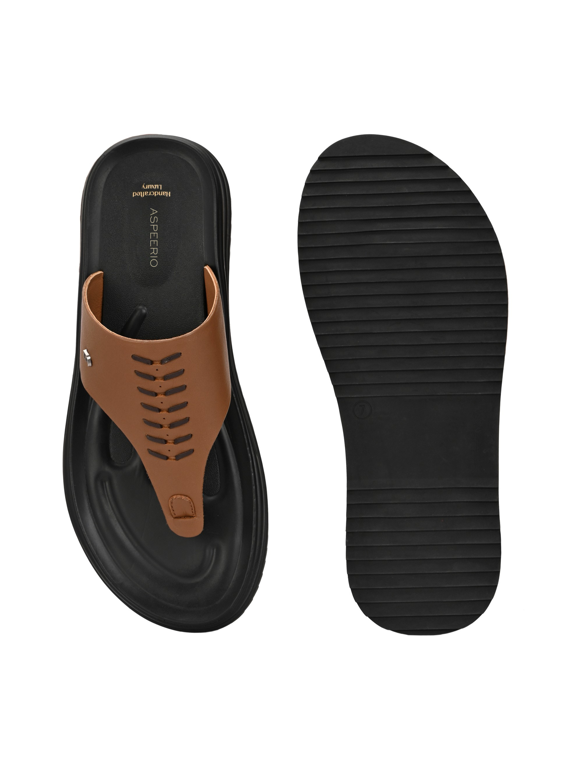 Comet Leather Slippers by Aspeerio