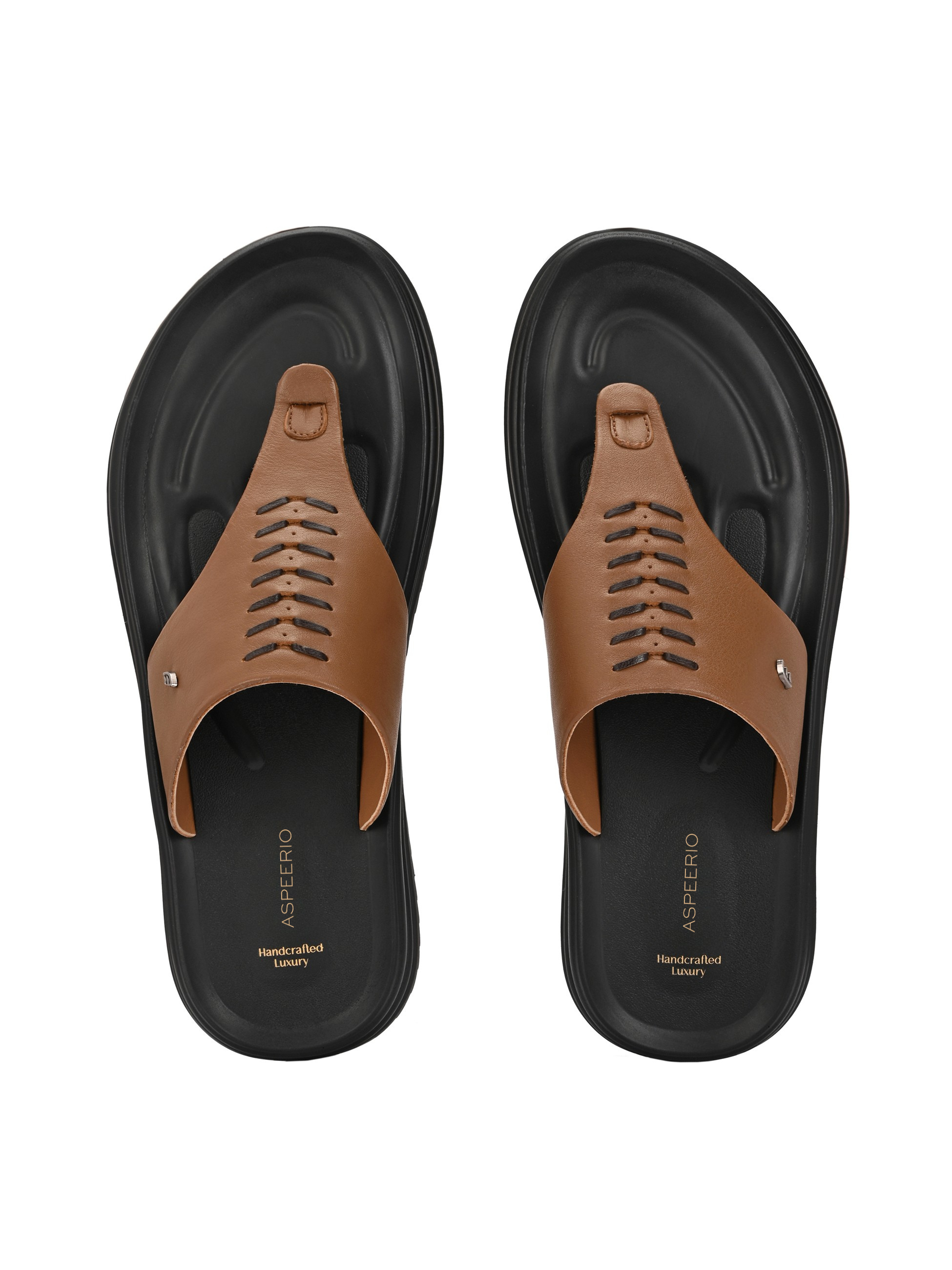 Comet Leather Slippers by Aspeerio