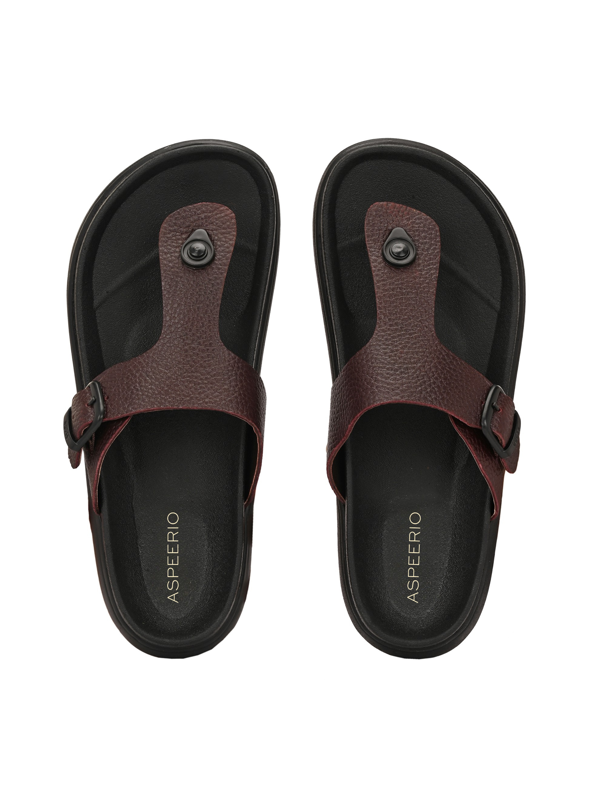 Comet Leather Slippers by Aspeerio