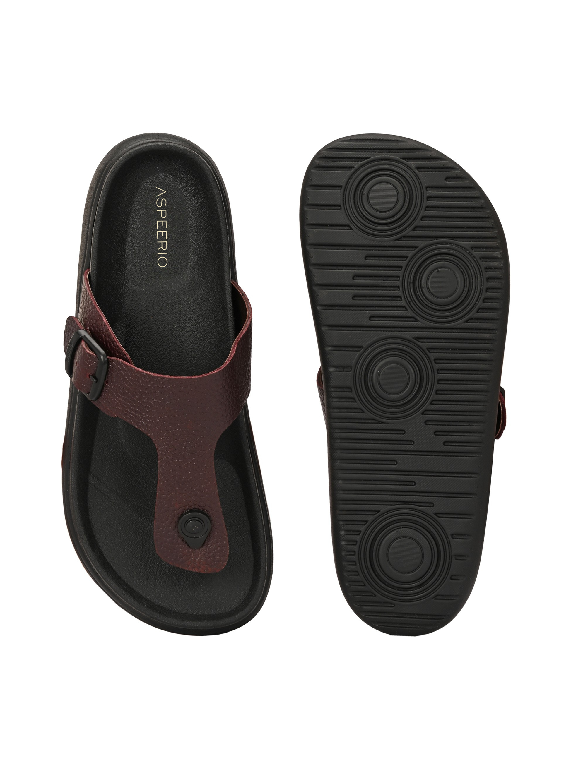 Comet Leather Slippers by Aspeerio