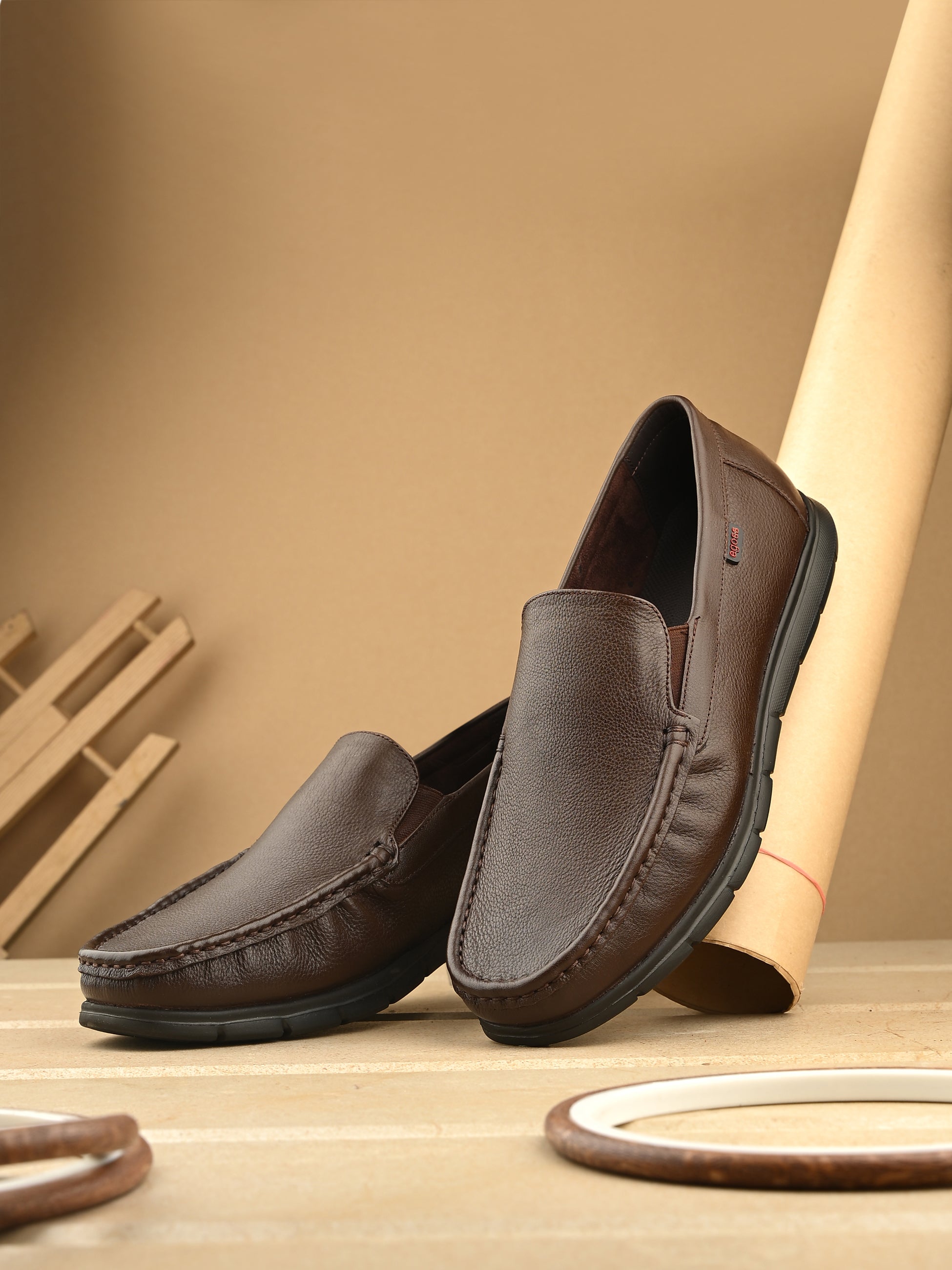 Egoss Gold Zero Gravity Loafers by Egoss