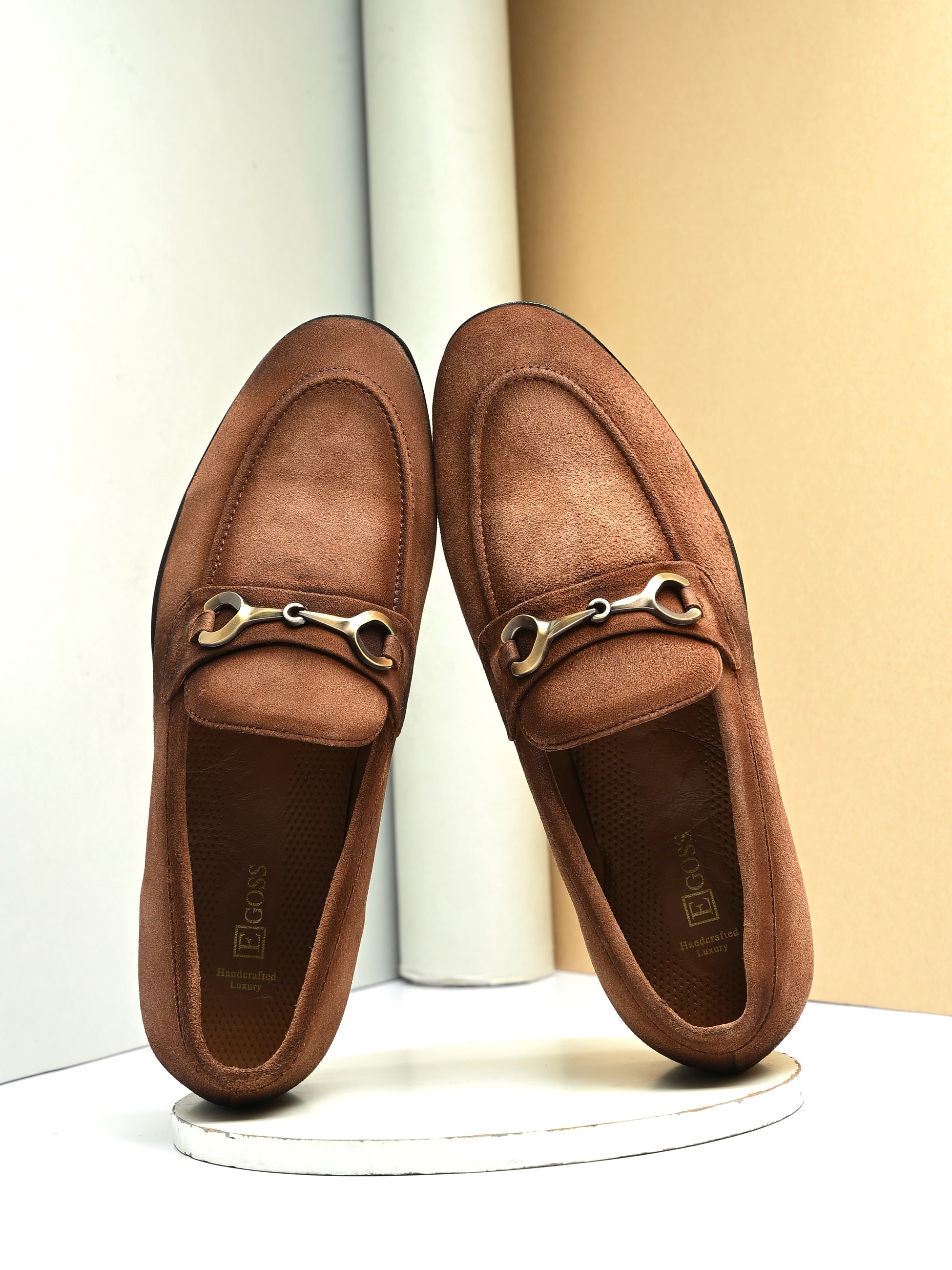 Stardust Buckled Loafers by Aspeerio
