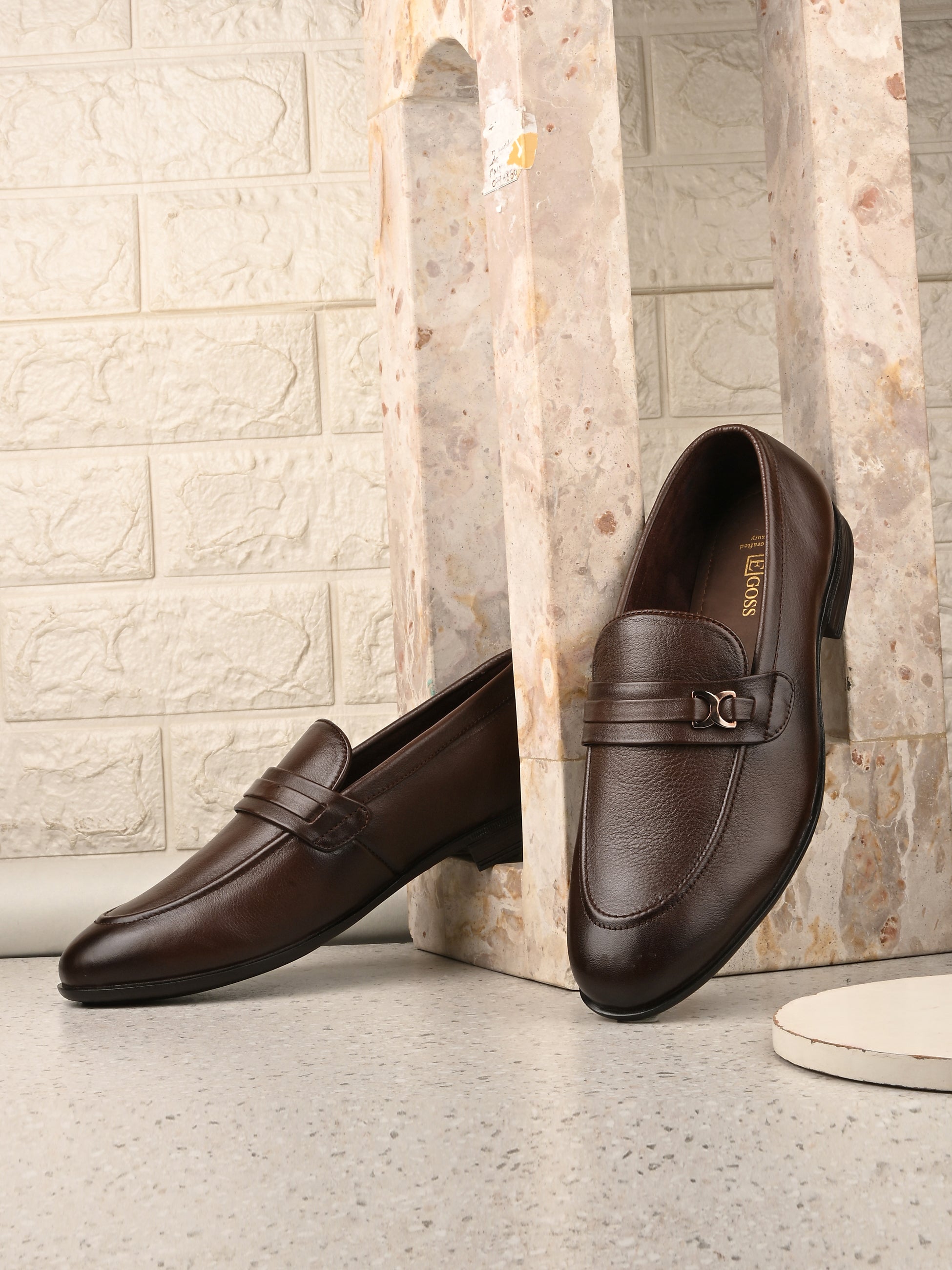 Egoss Formal Slip-On Loafers For Men