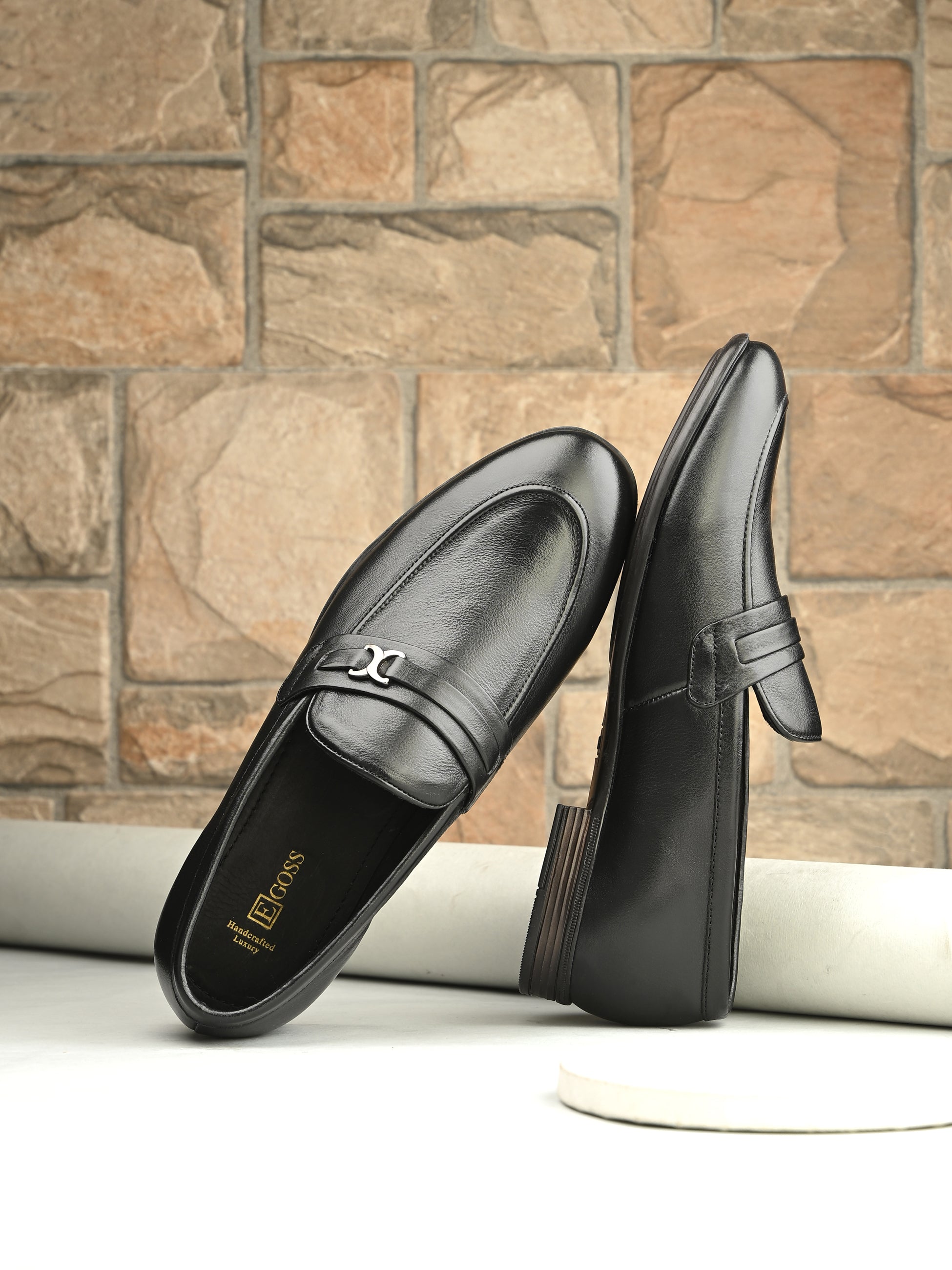 Egoss Formal Slip-On Loafers For Men