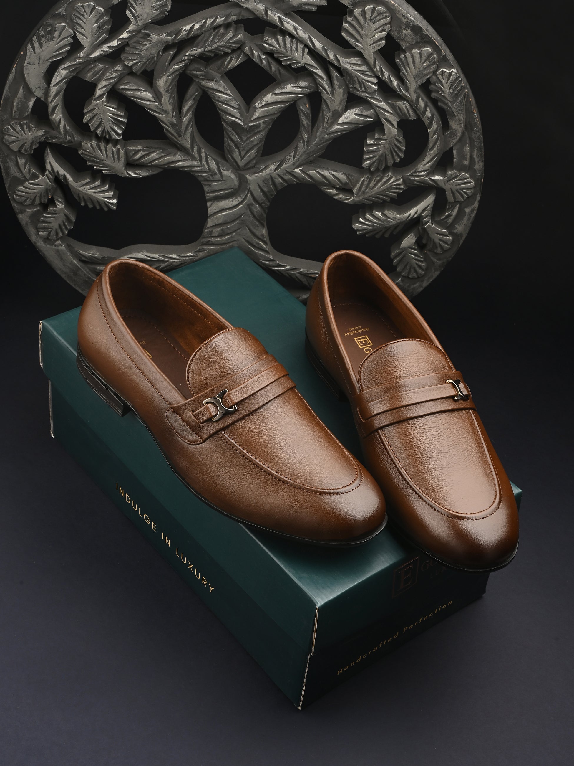 Egoss Formal Slip-On Loafers For Men