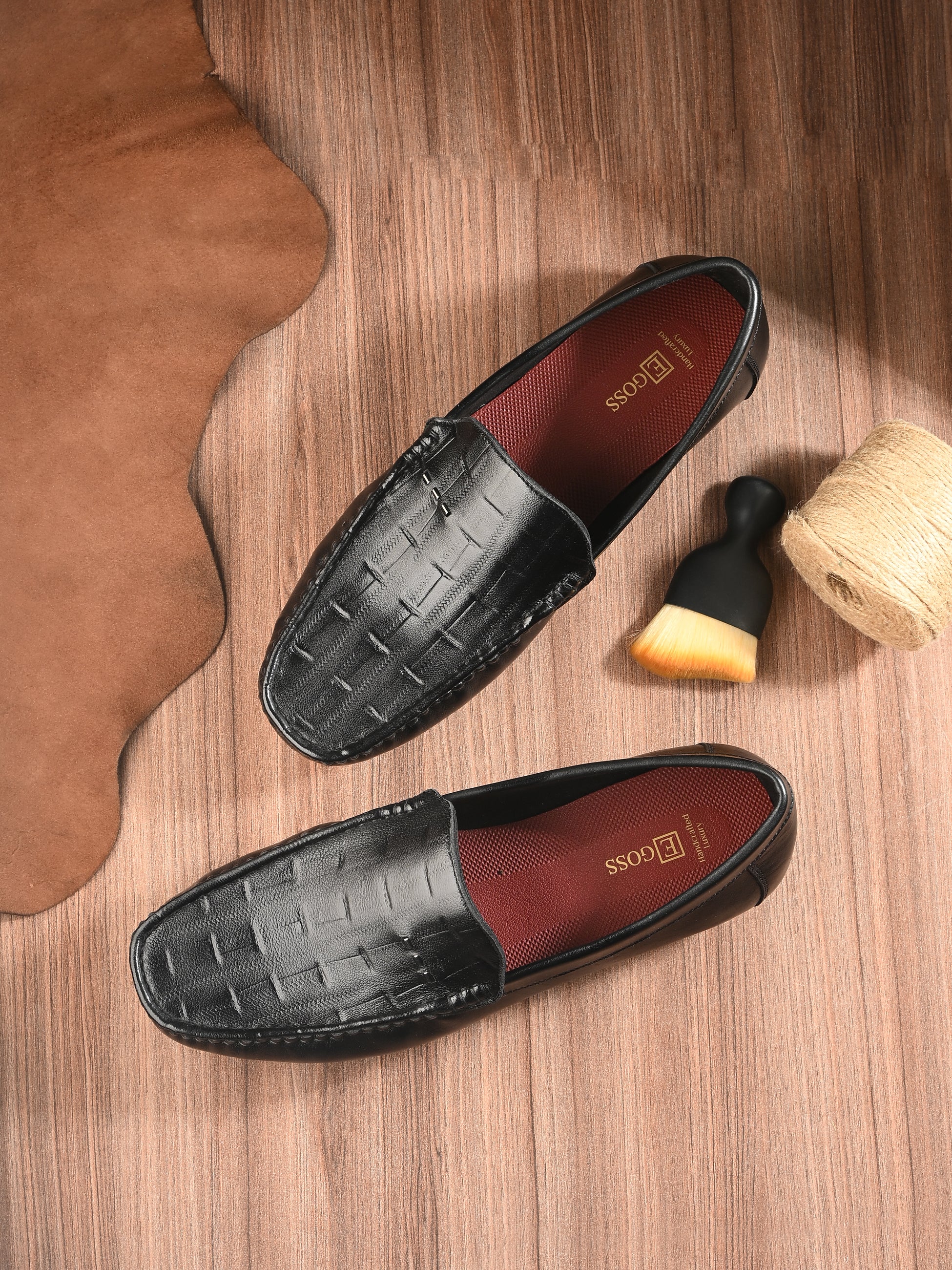Egoss Printed Loafers For Men