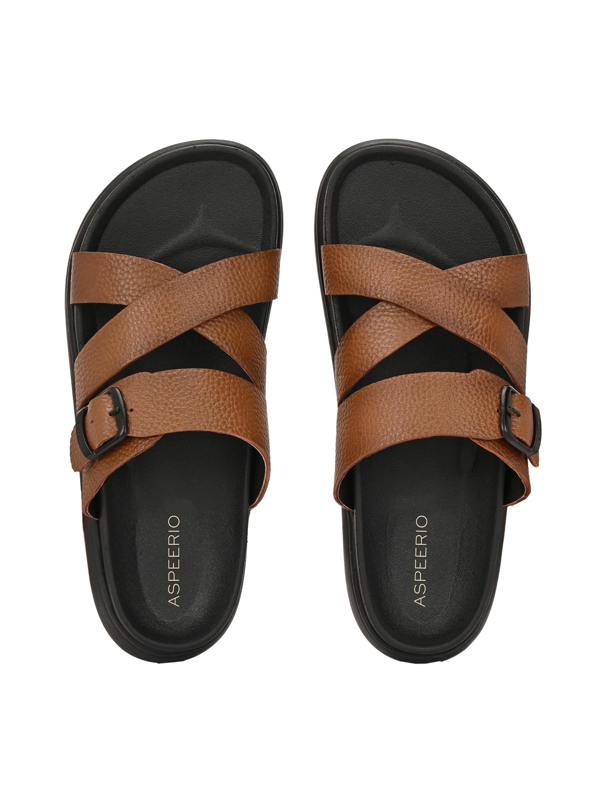 Comet Leather Slippers by Aspeerio