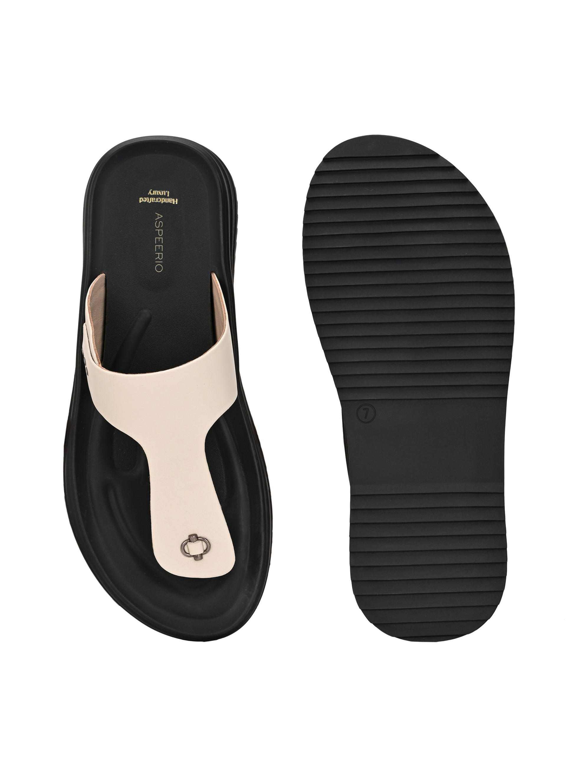 Comet Leather Slippers by Aspeerio
