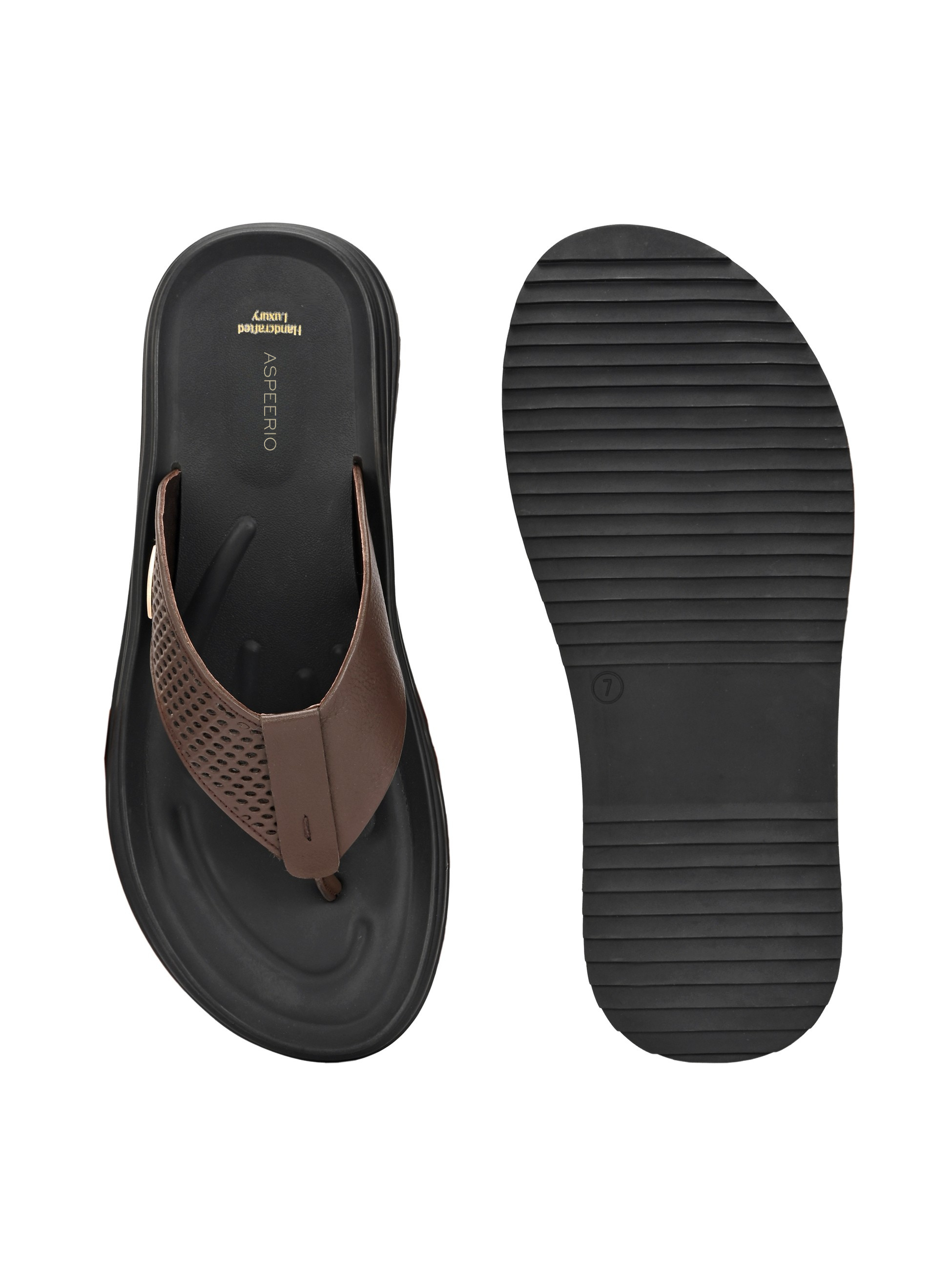 Comet Leather Slippers by Aspeerio