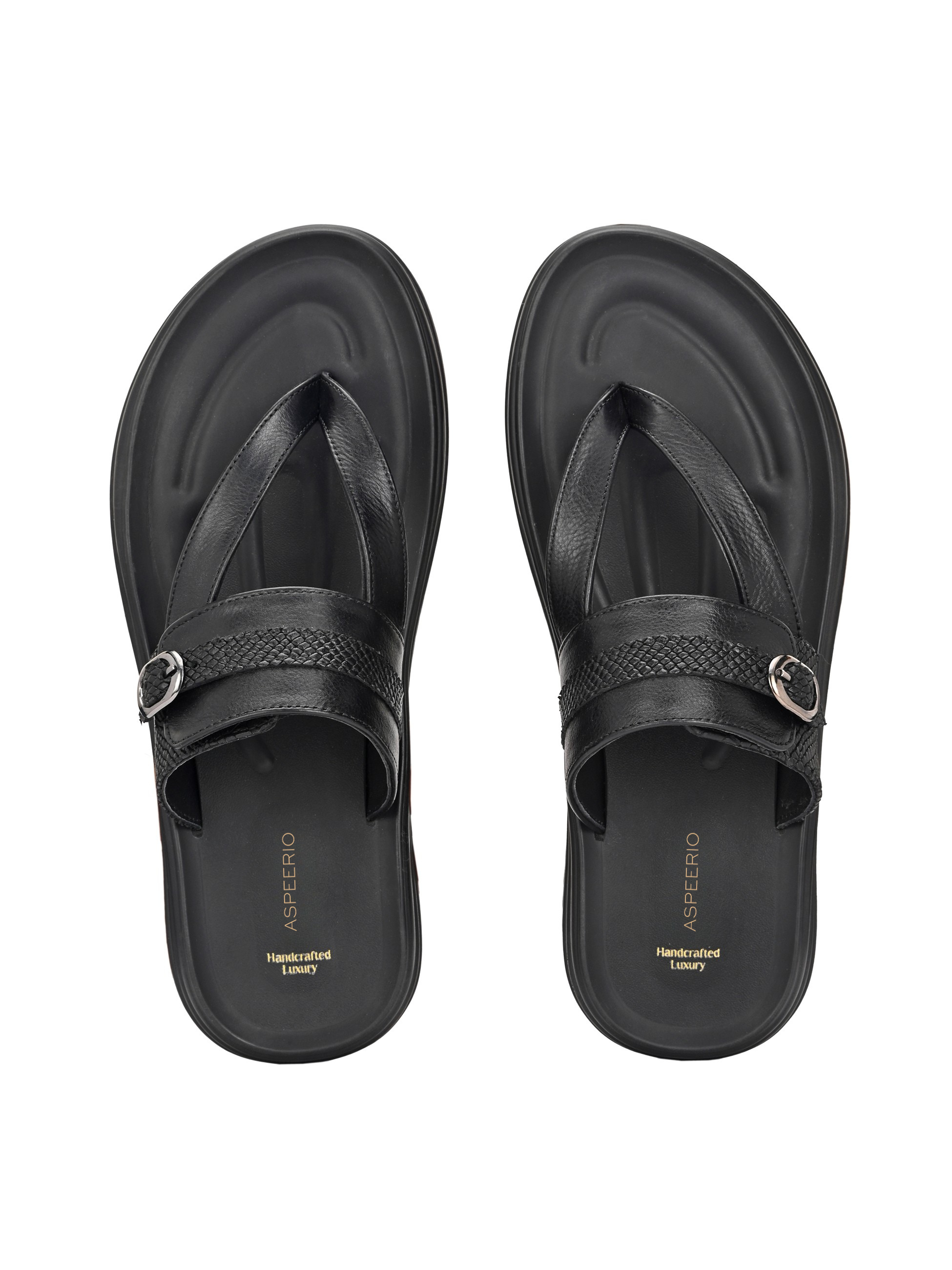 Comet Leather Slippers by Aspeerio