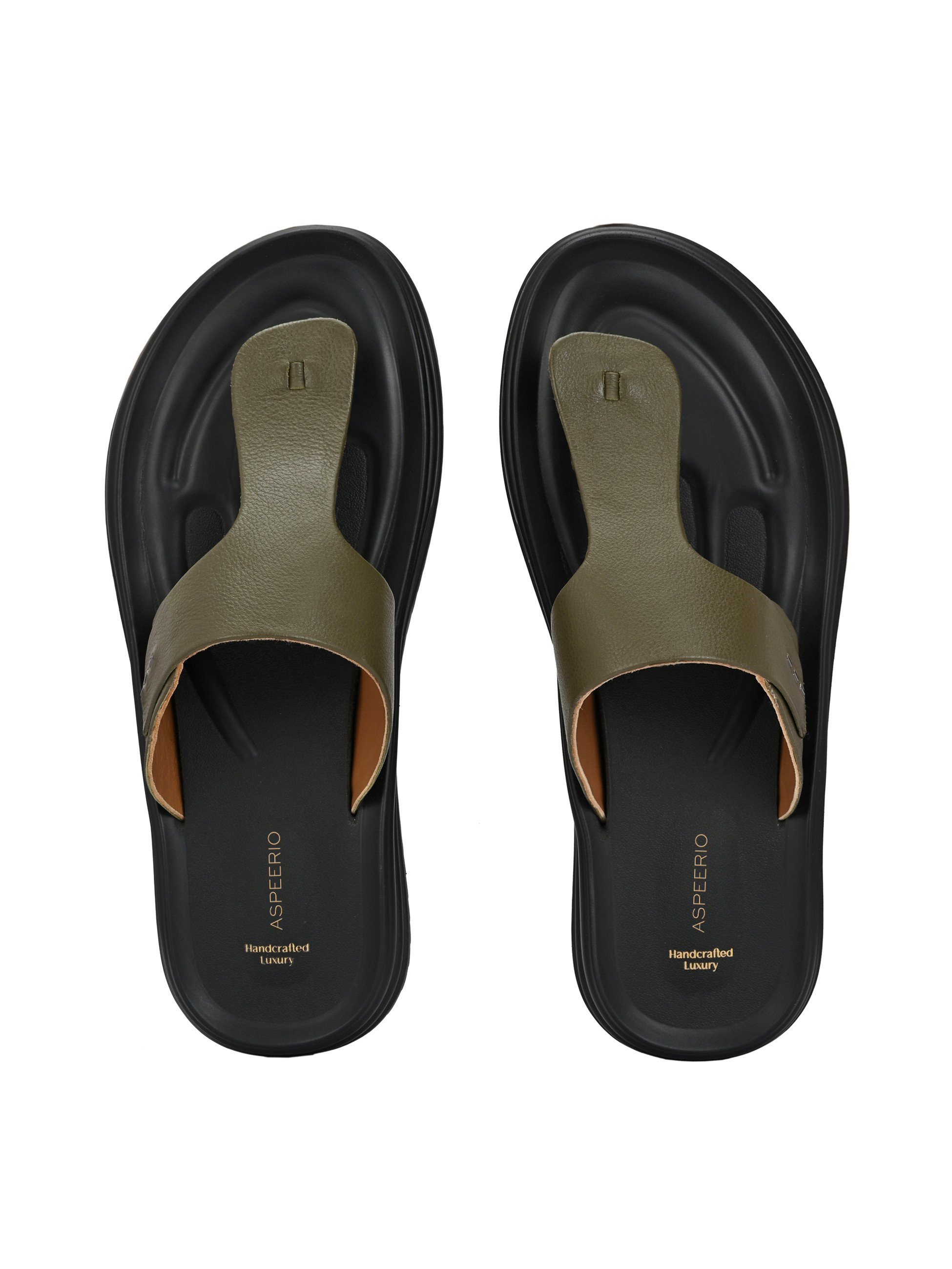 Comet Leather Slippers by Aspeerio