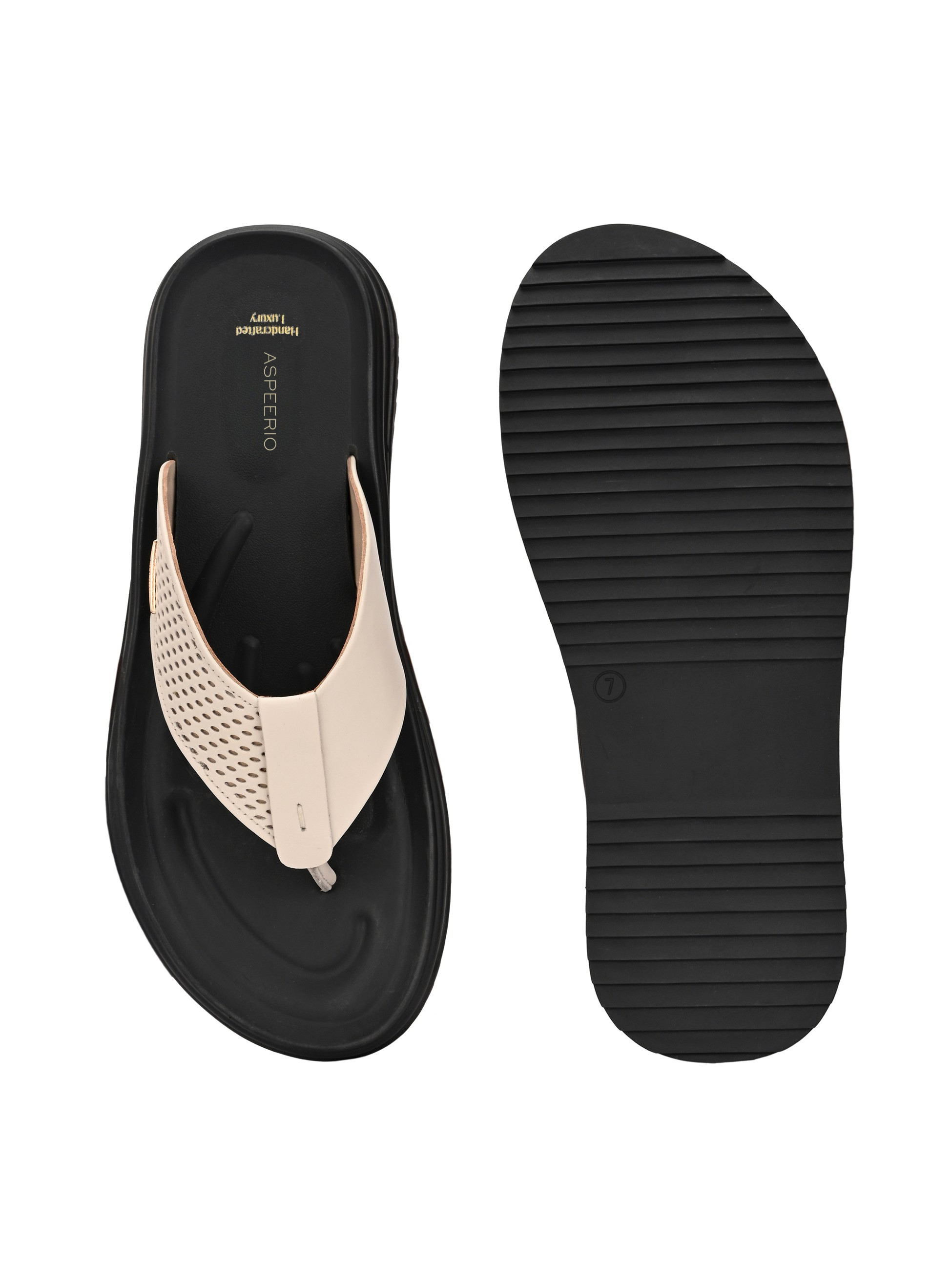 Comet Leather Slippers by Aspeerio