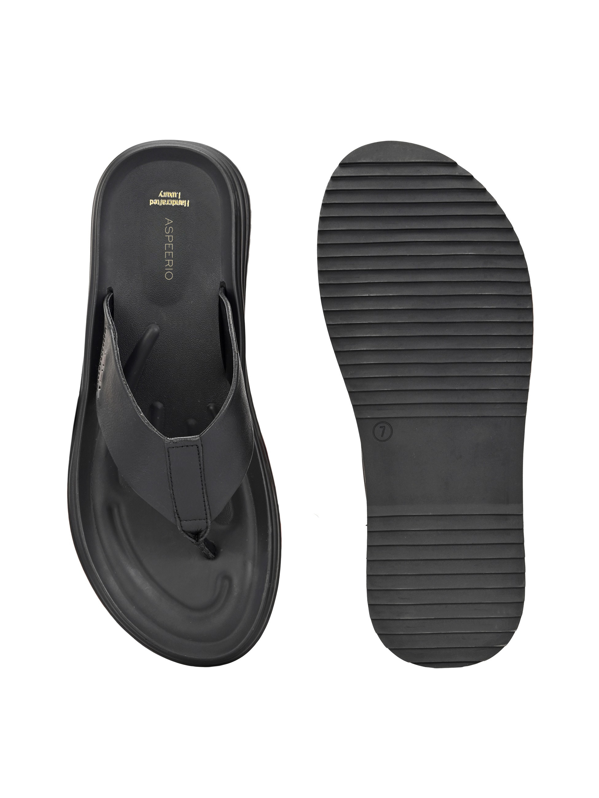 Comet Leather Slippers by Aspeerio