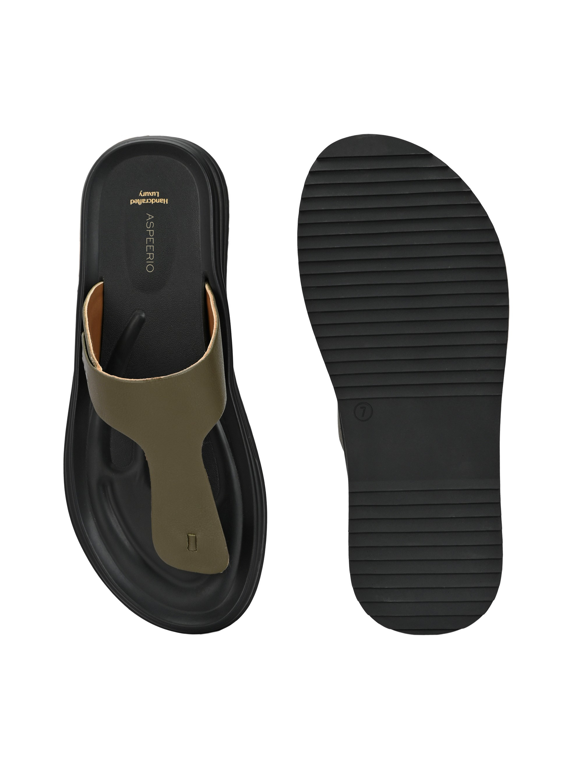 Comet Leather Slippers by Aspeerio