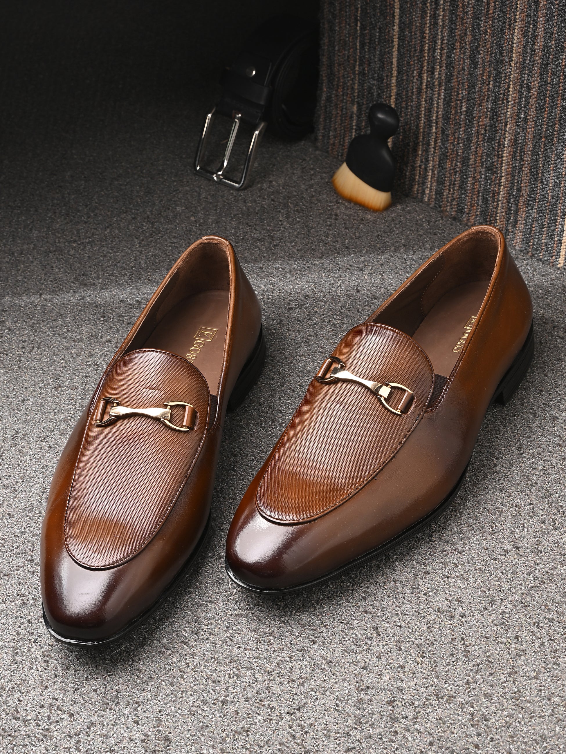 Egoss Buckled Loafers for Men