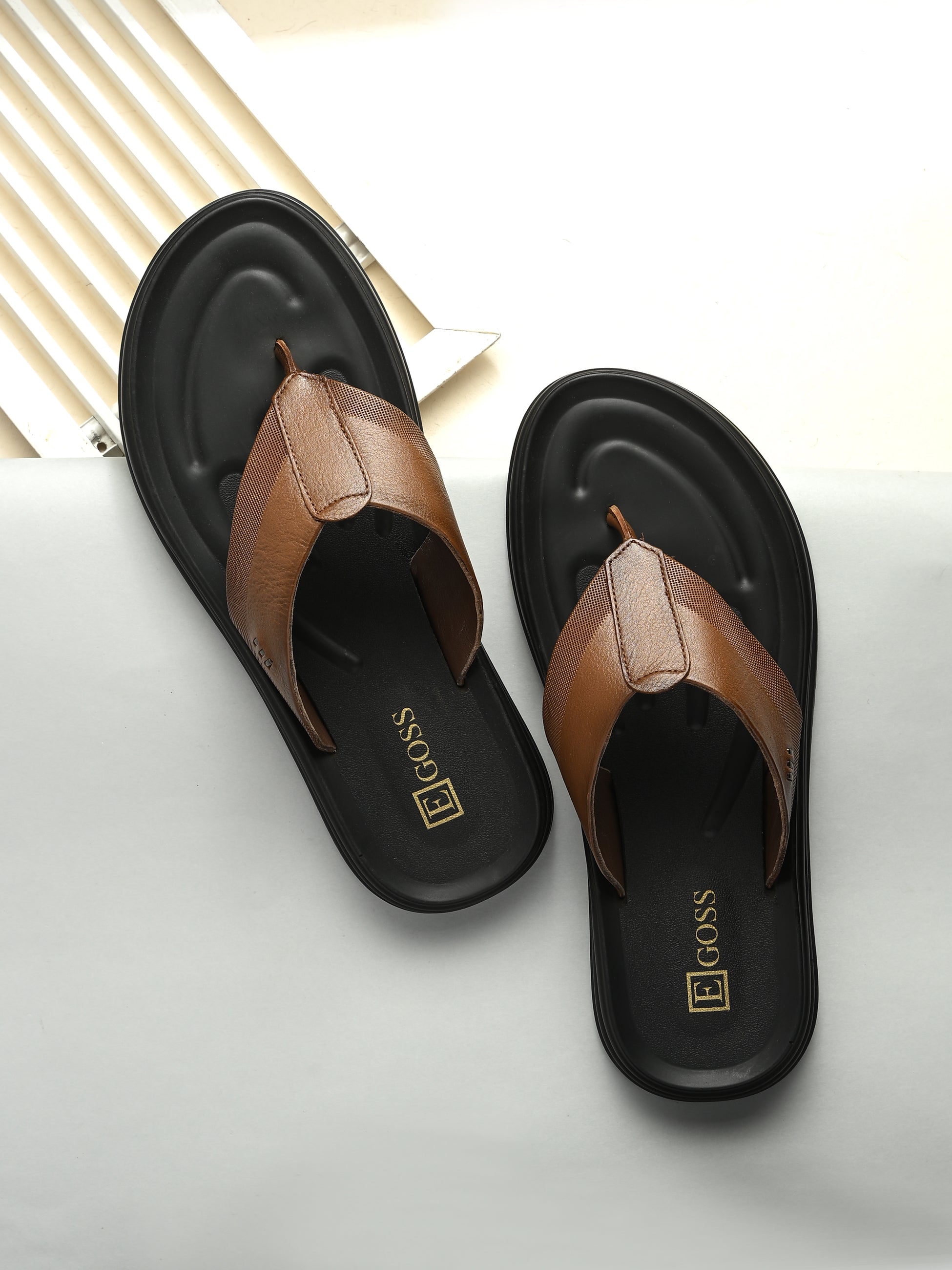 Comet Leather Slippers by Aspeerio