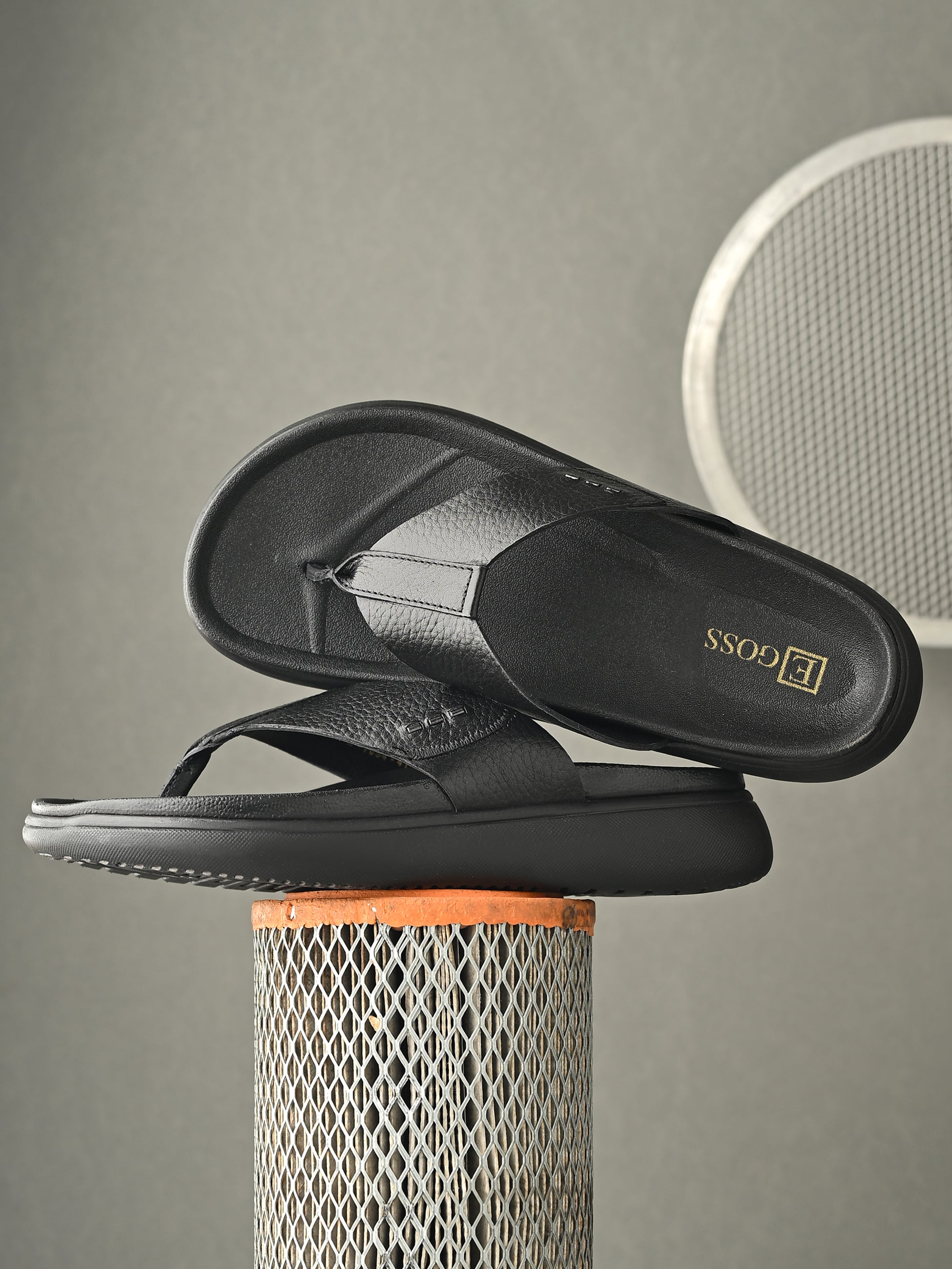 Comet Leather Slippers by Aspeerio