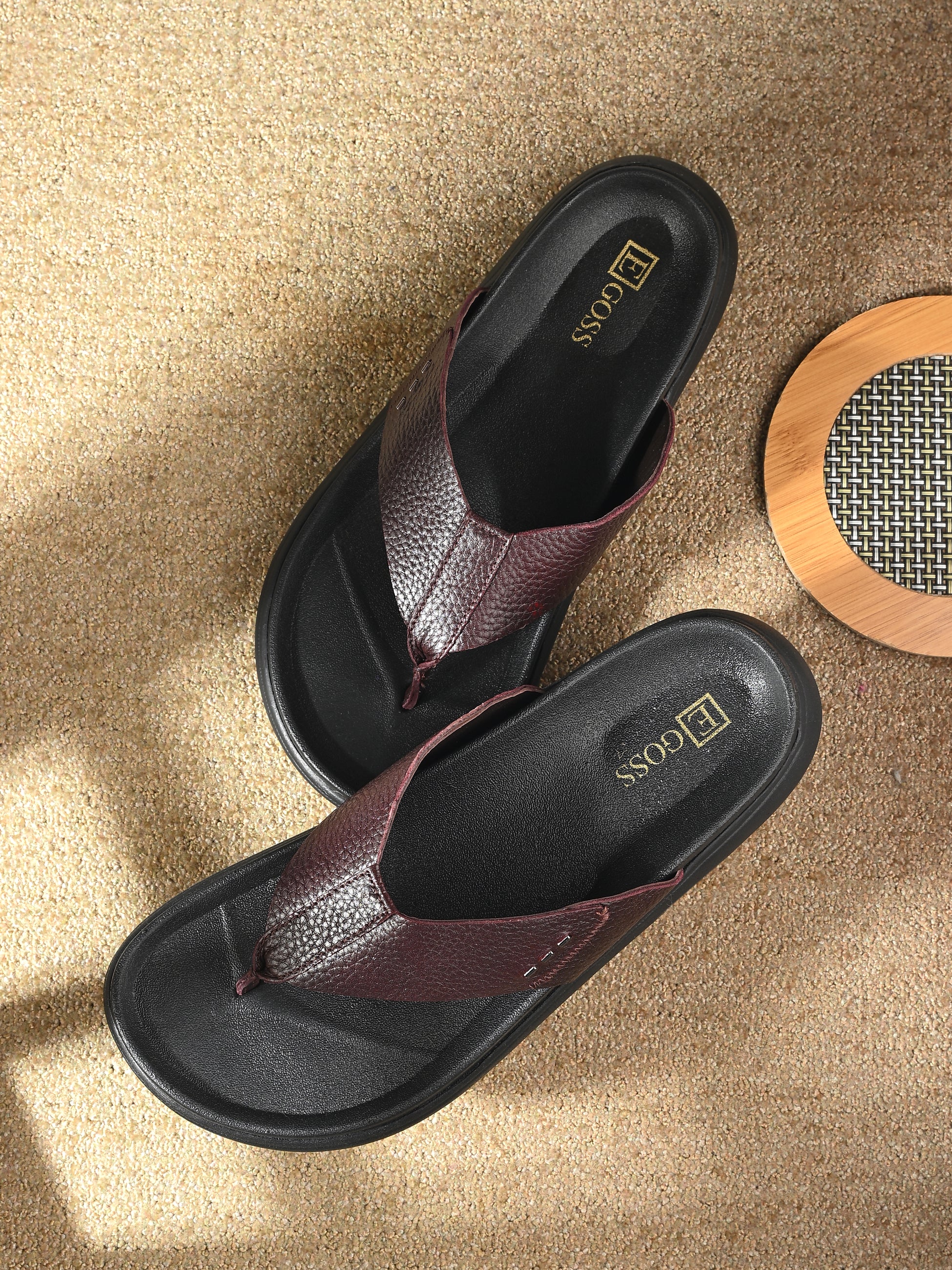 Comet Leather Slippers by Aspeerio