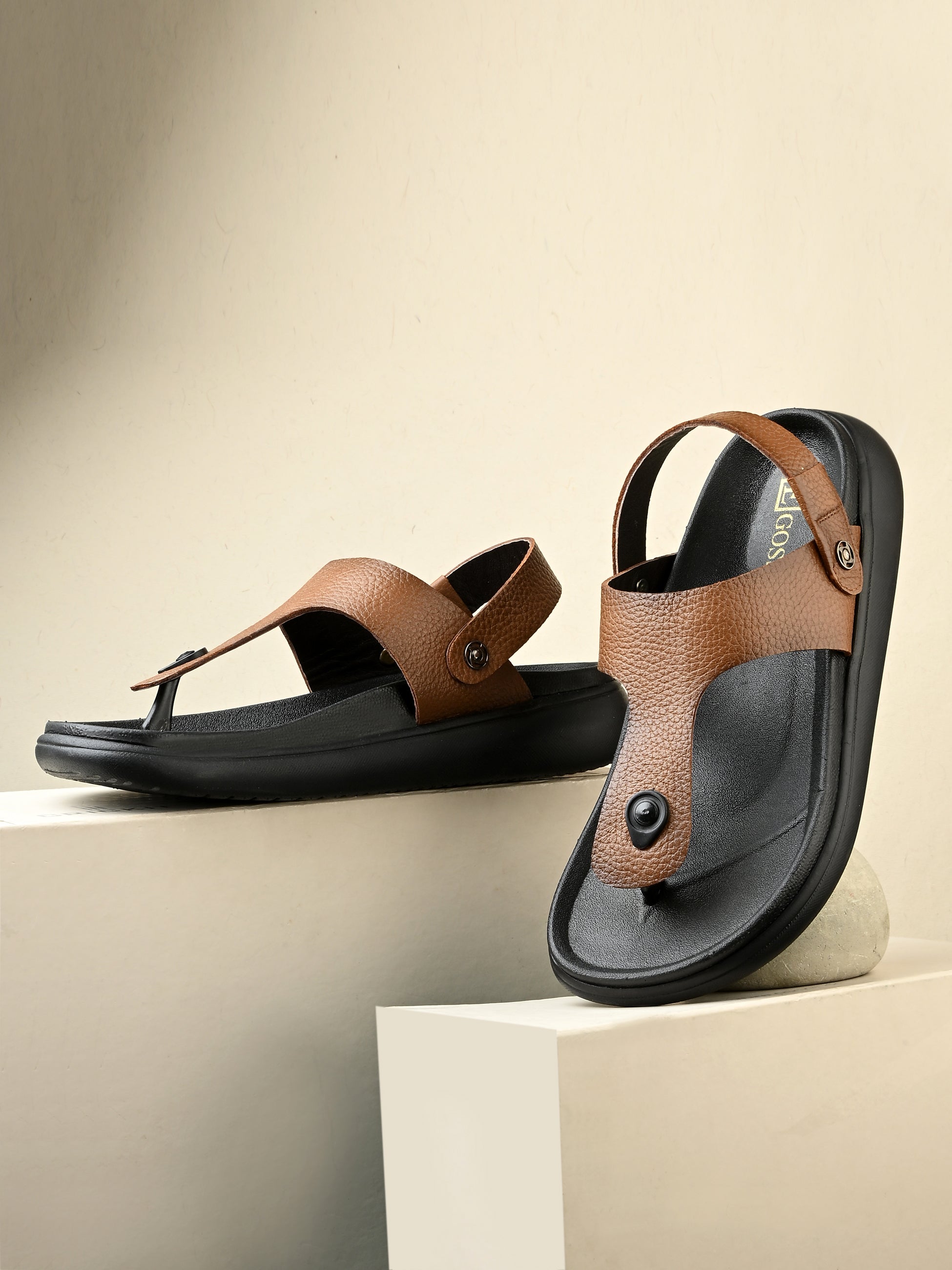 Comet Leather Sandals by Aspeerio