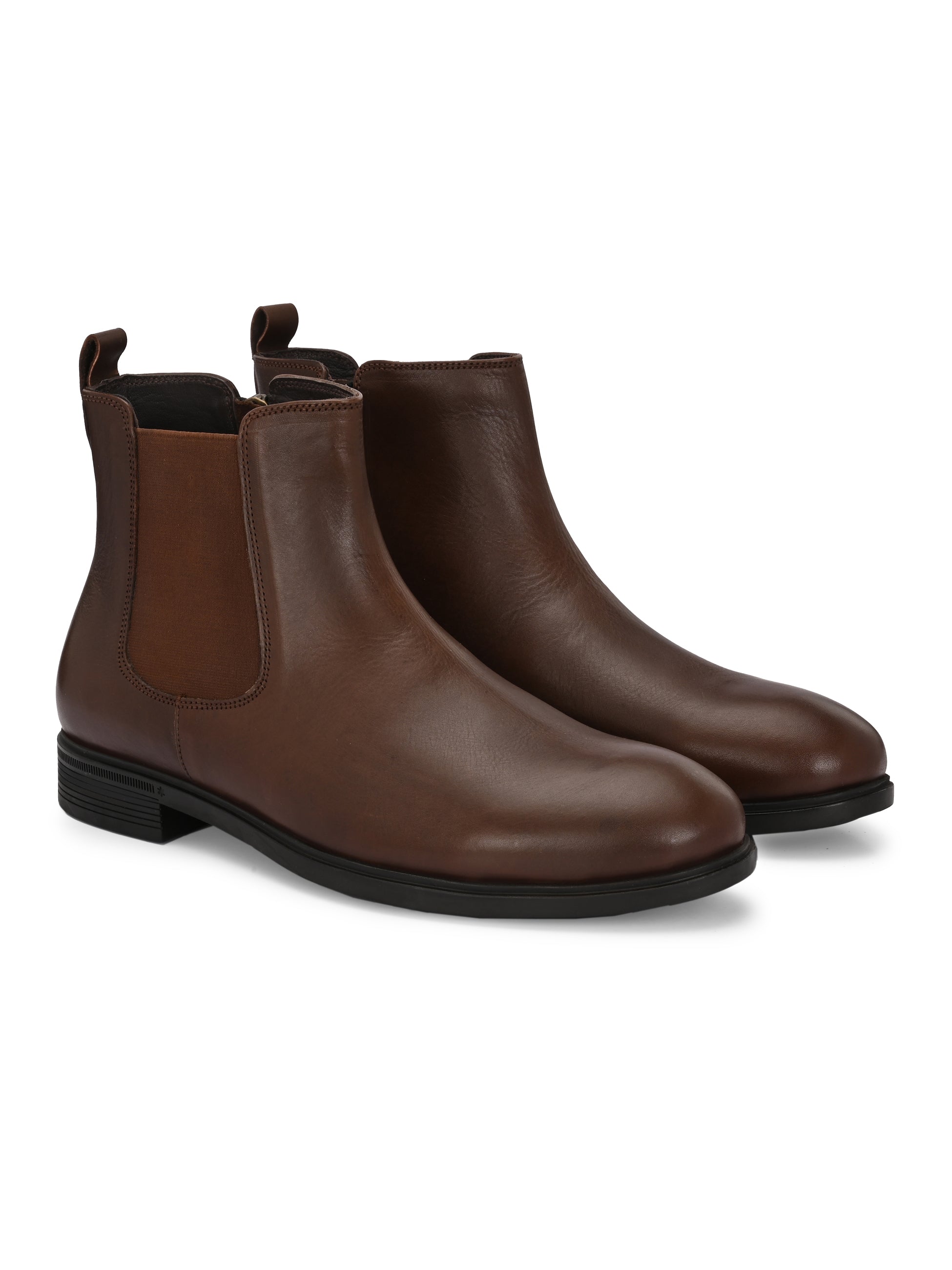 Egoss Leather Chelsea Boots For Men