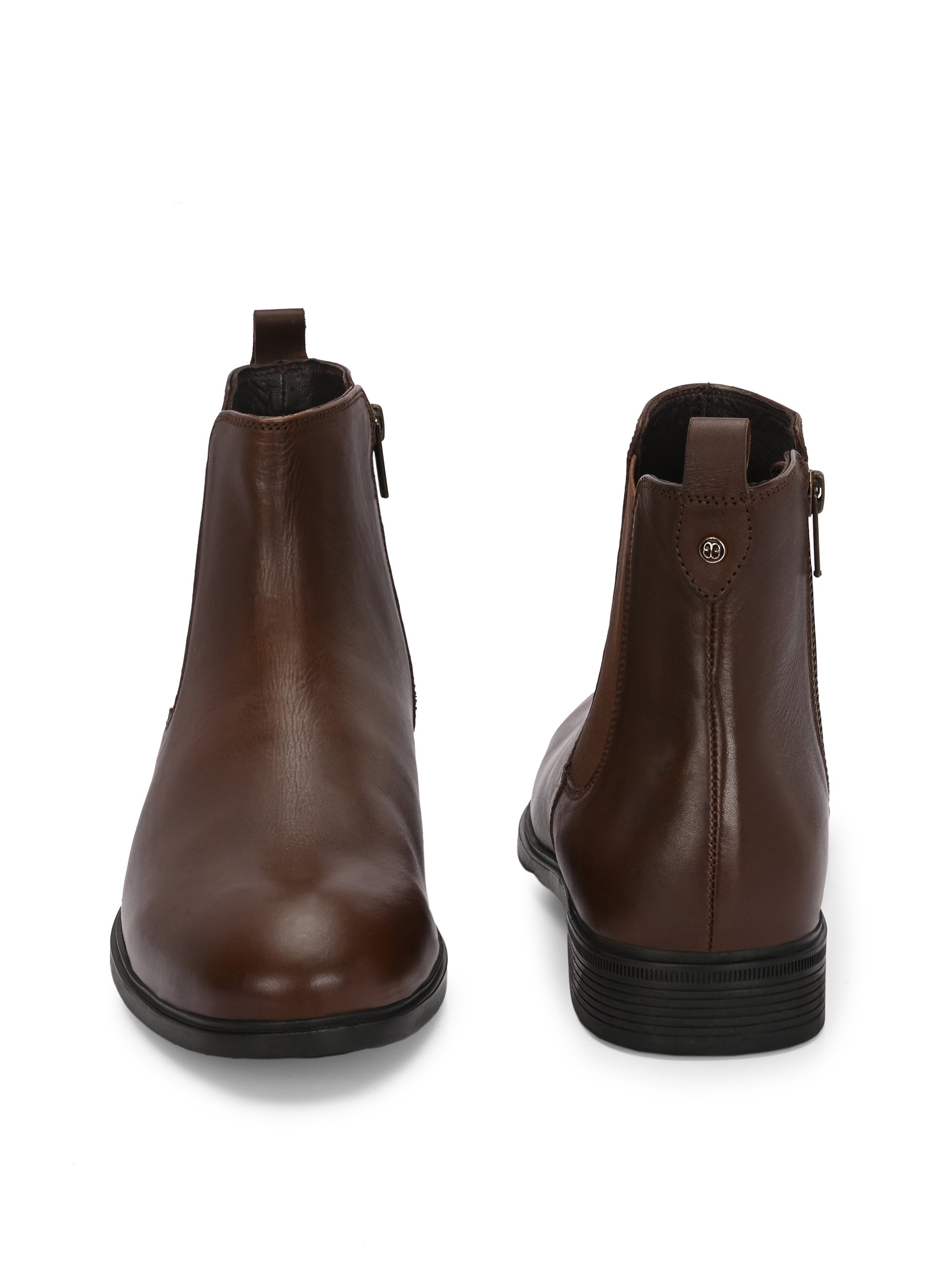 Egoss Leather Chelsea Boots For Men