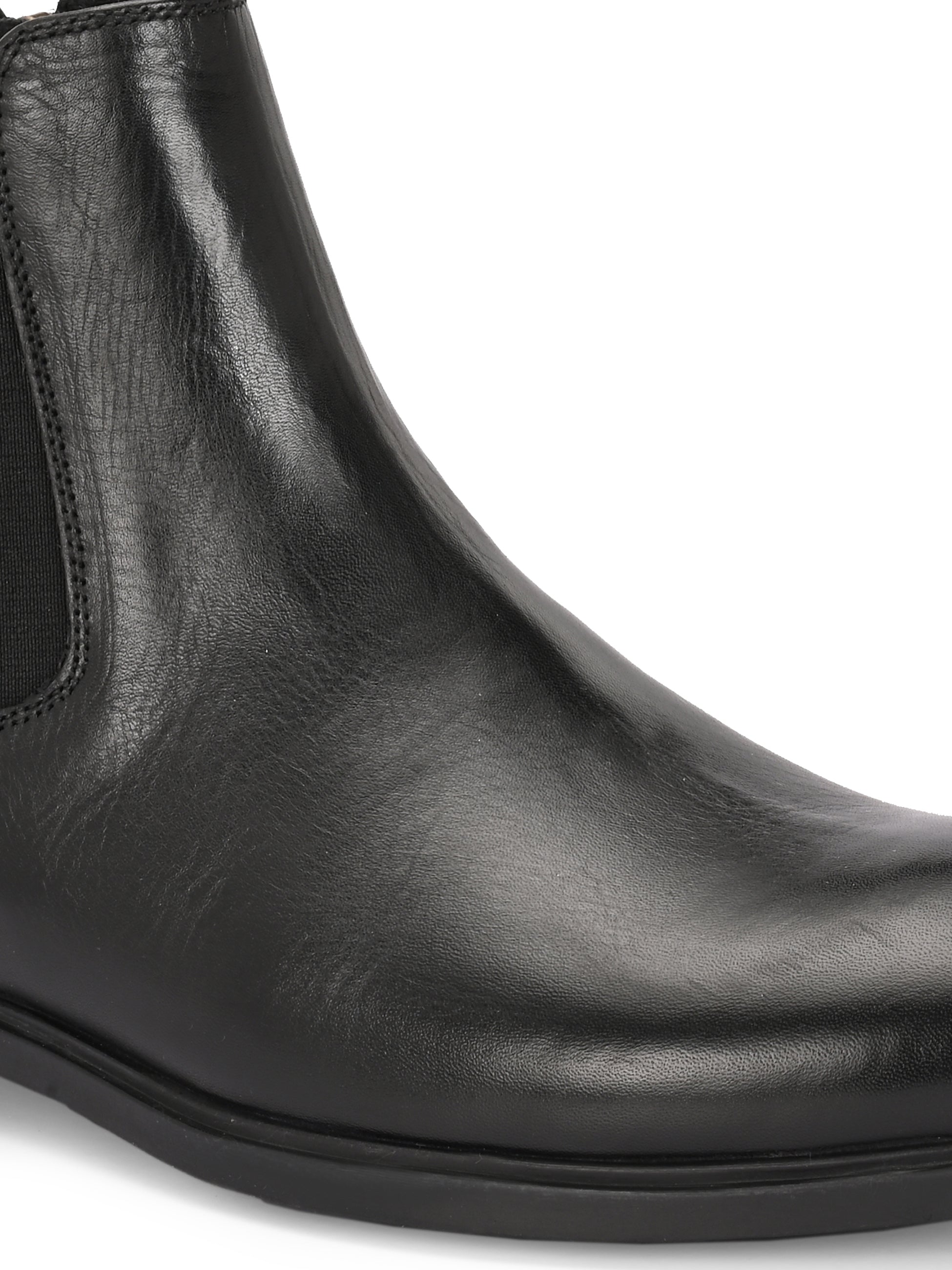 Egoss Leather Chelsea Boots For Men