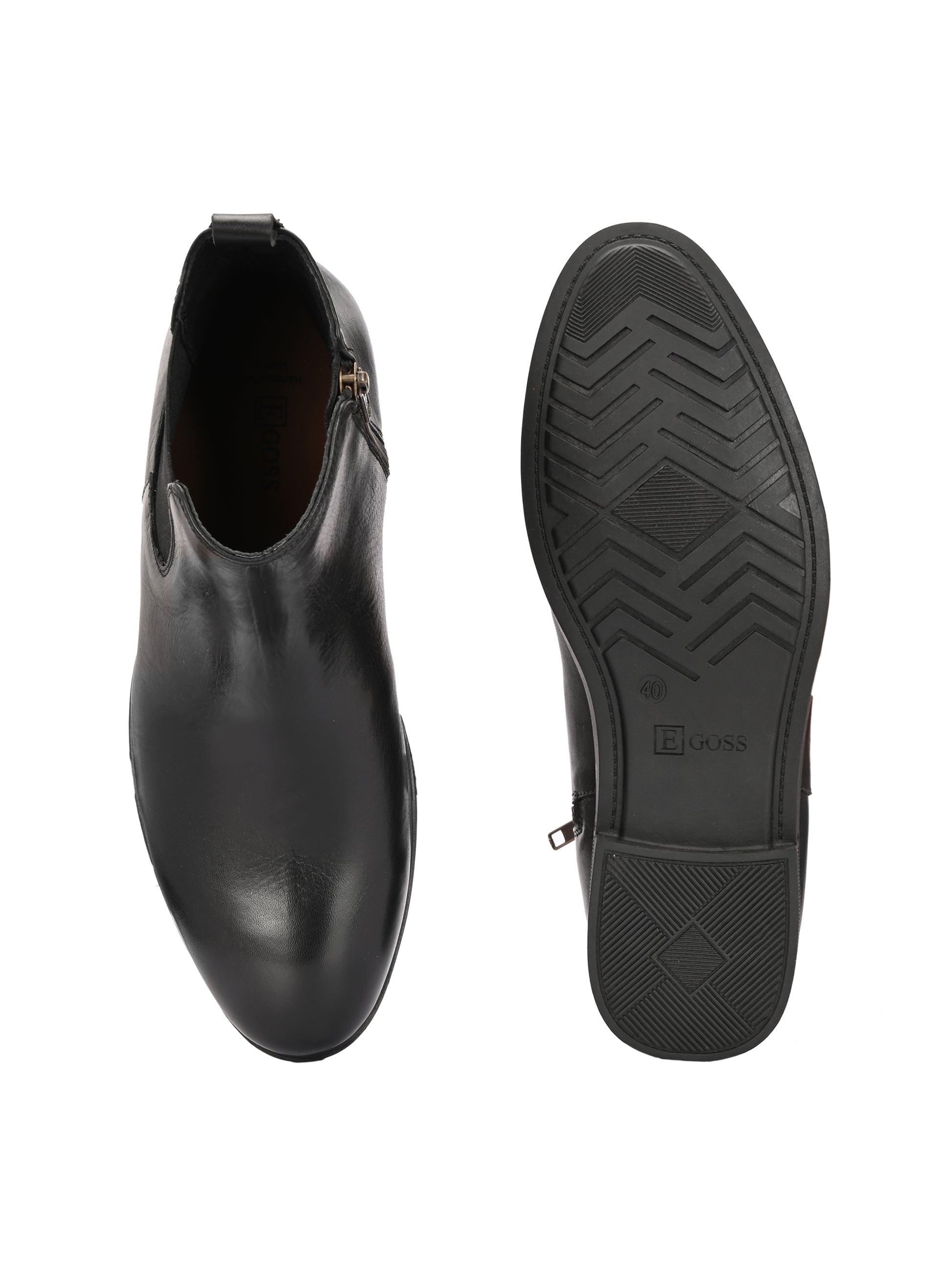 Egoss Leather Chelsea Boots For Men