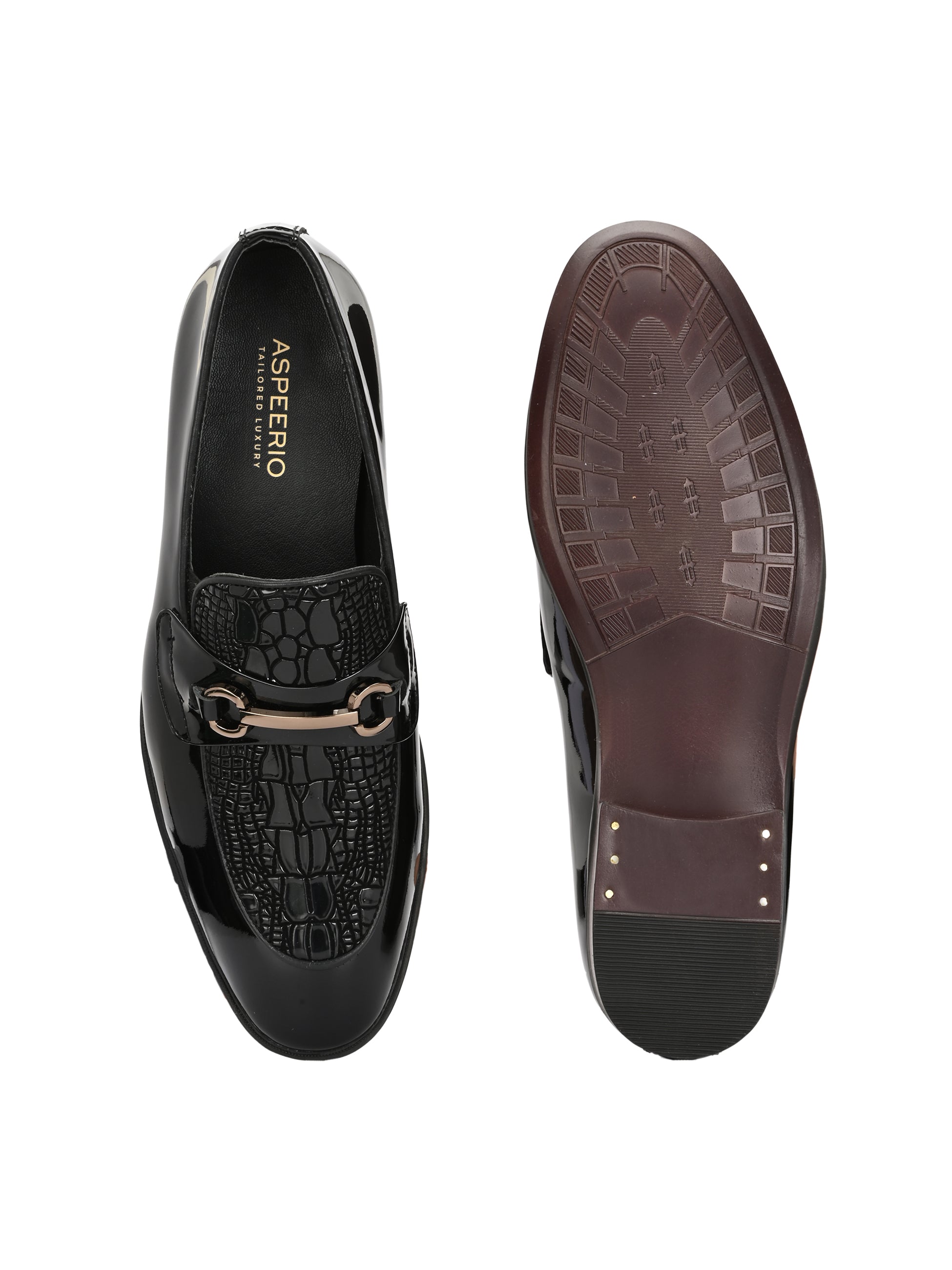 Titanium Party Loafers by Aspeerio