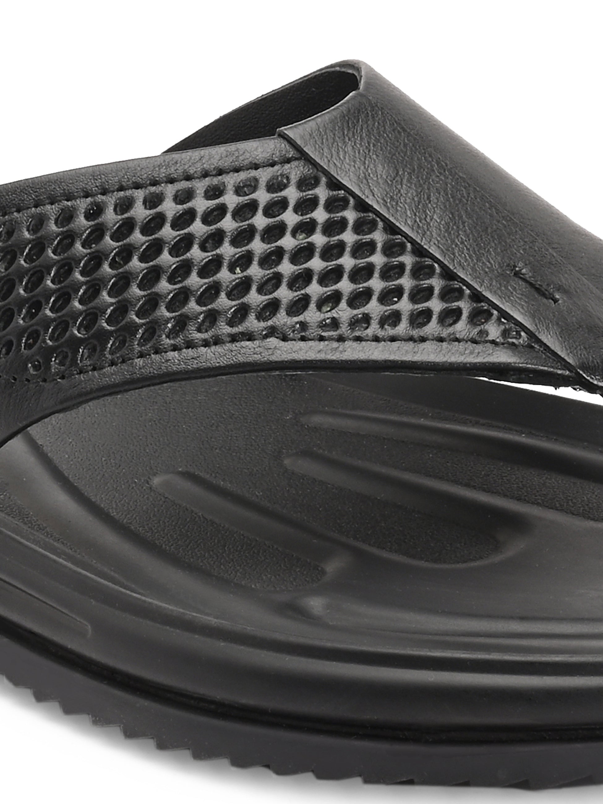 Comet Leather Slippers by Aspeerio