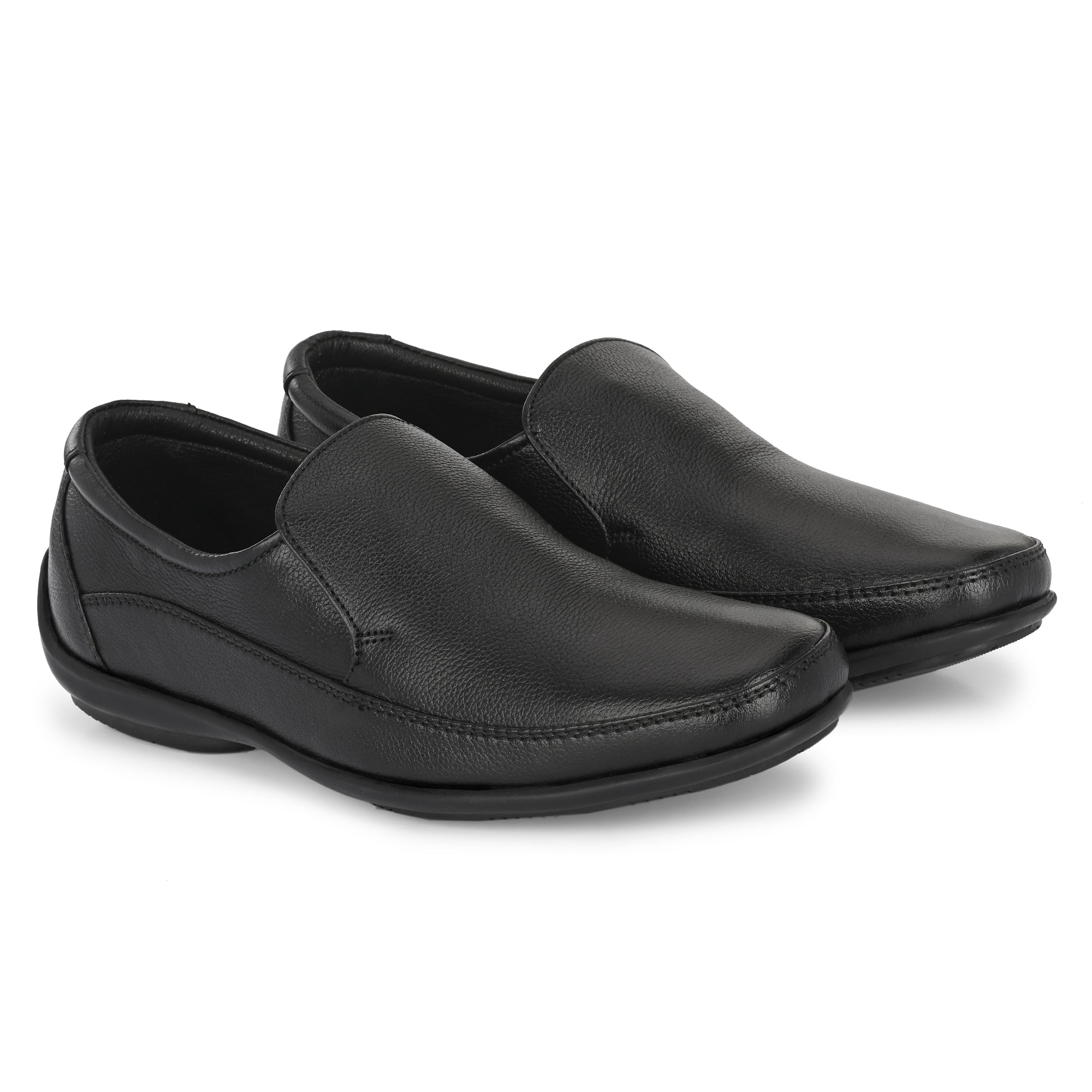 Egoss Leather Casual Slip-On Shoes For Men