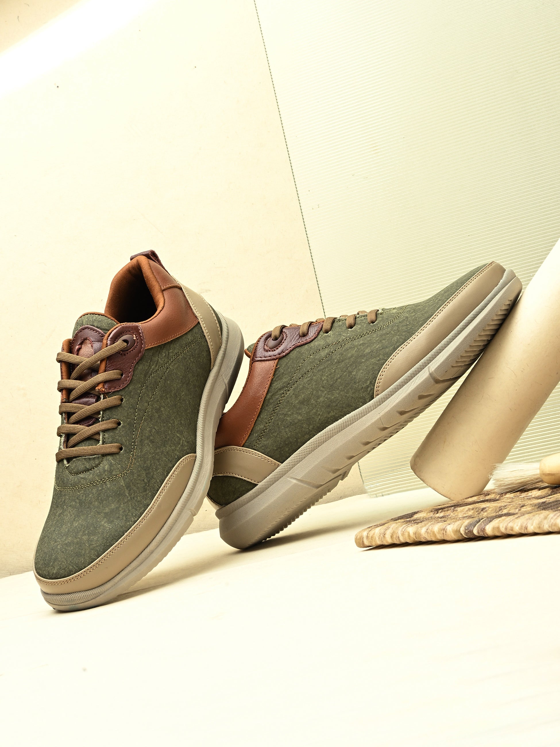 Moonwalk Lace-Up Sneakers by Aspeerio