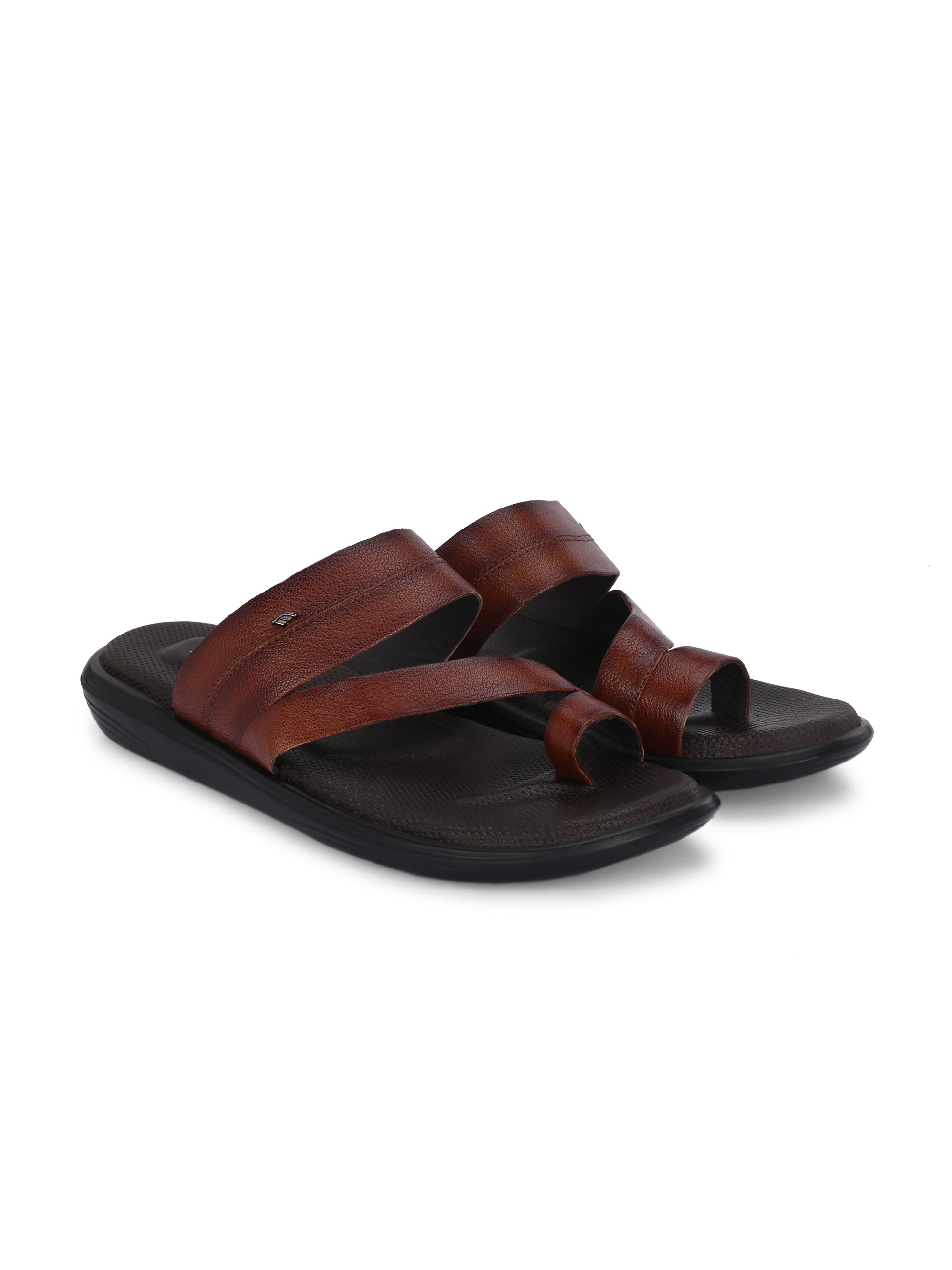 Egoss Leather Slippers For Men
