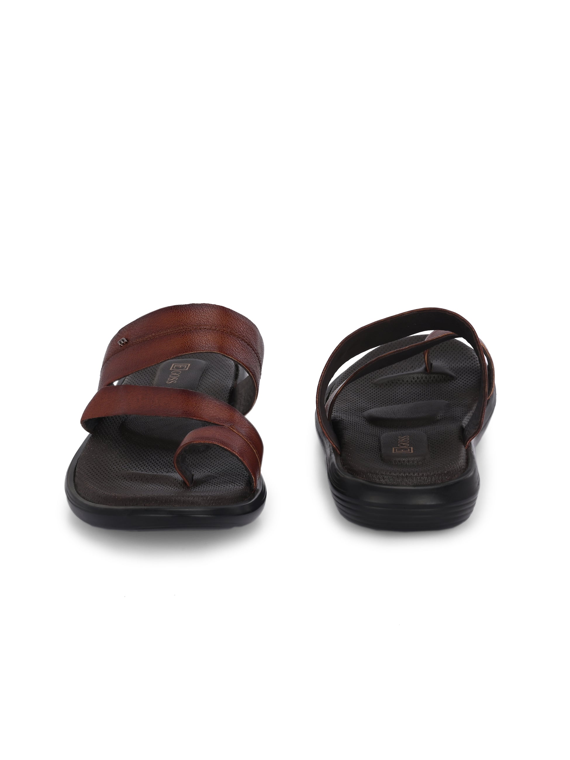 Egoss Leather Slippers For Men