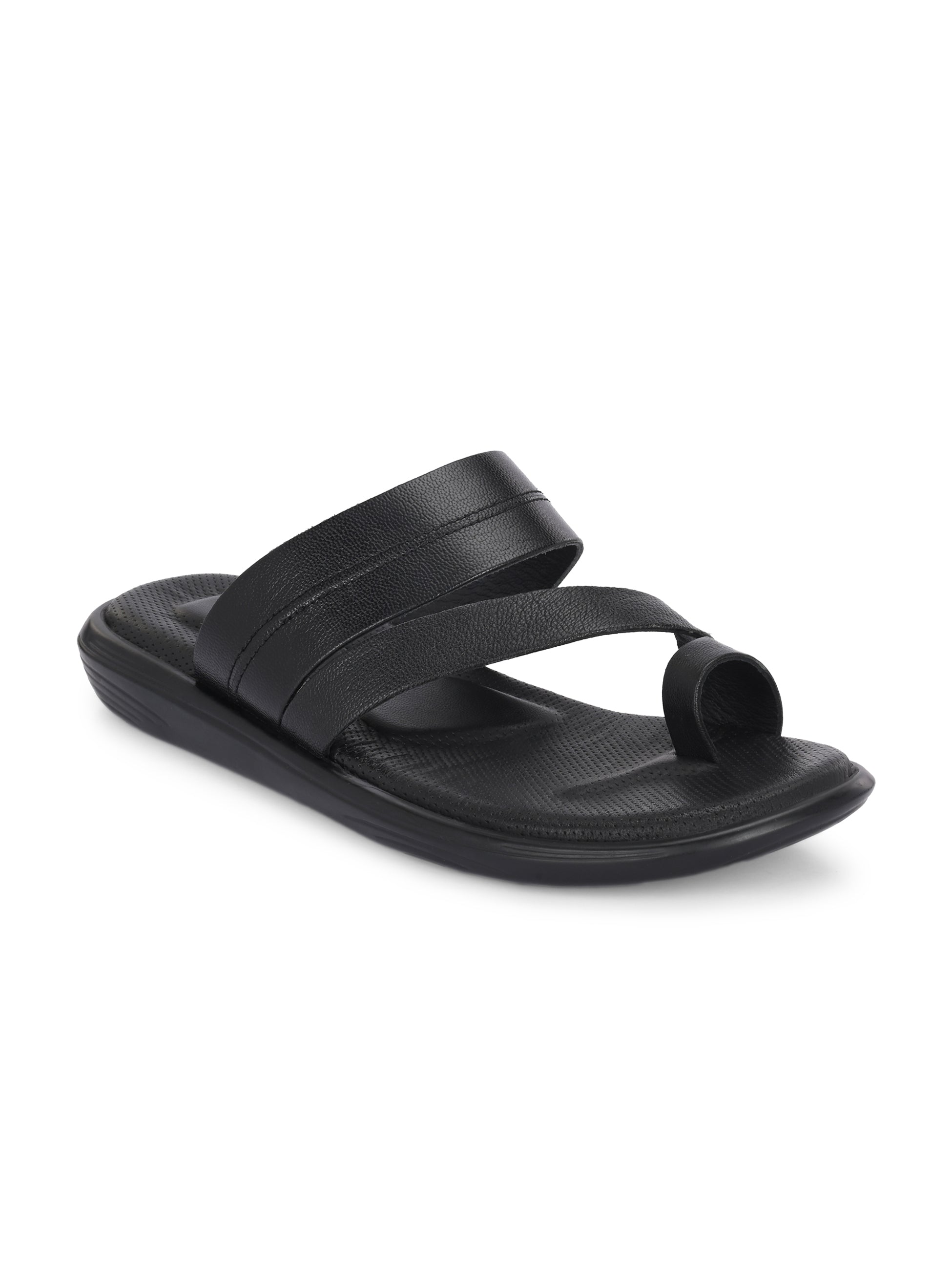 Egoss Leather Slippers For Men