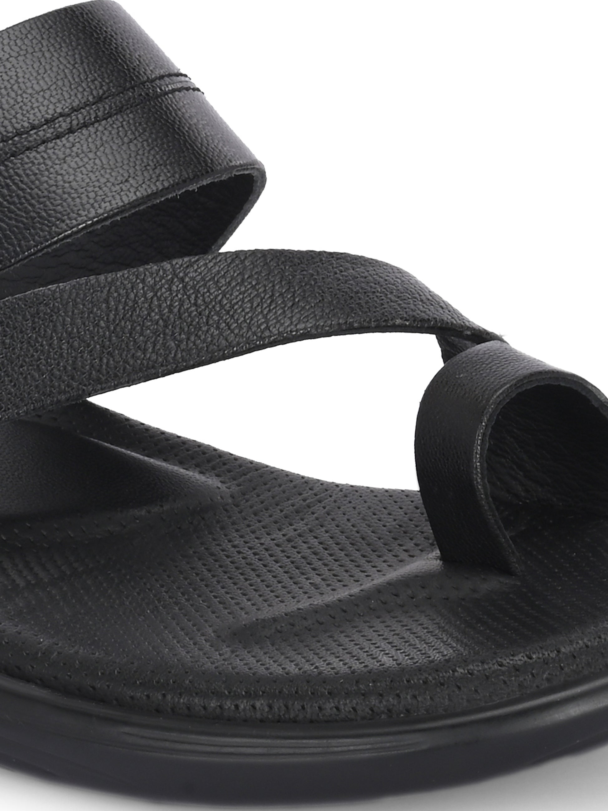 Egoss Leather Slippers For Men