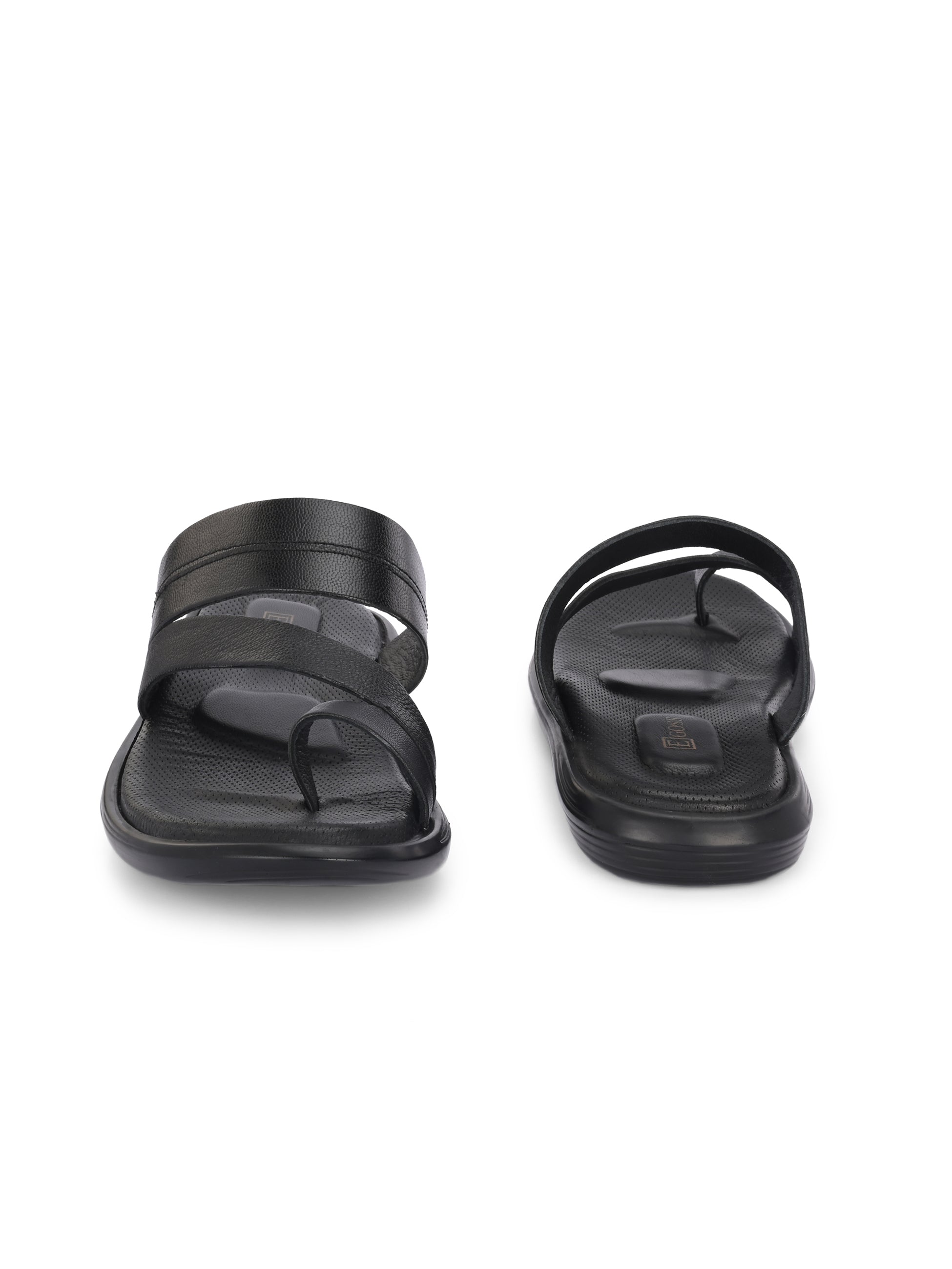 Egoss Leather Slippers For Men