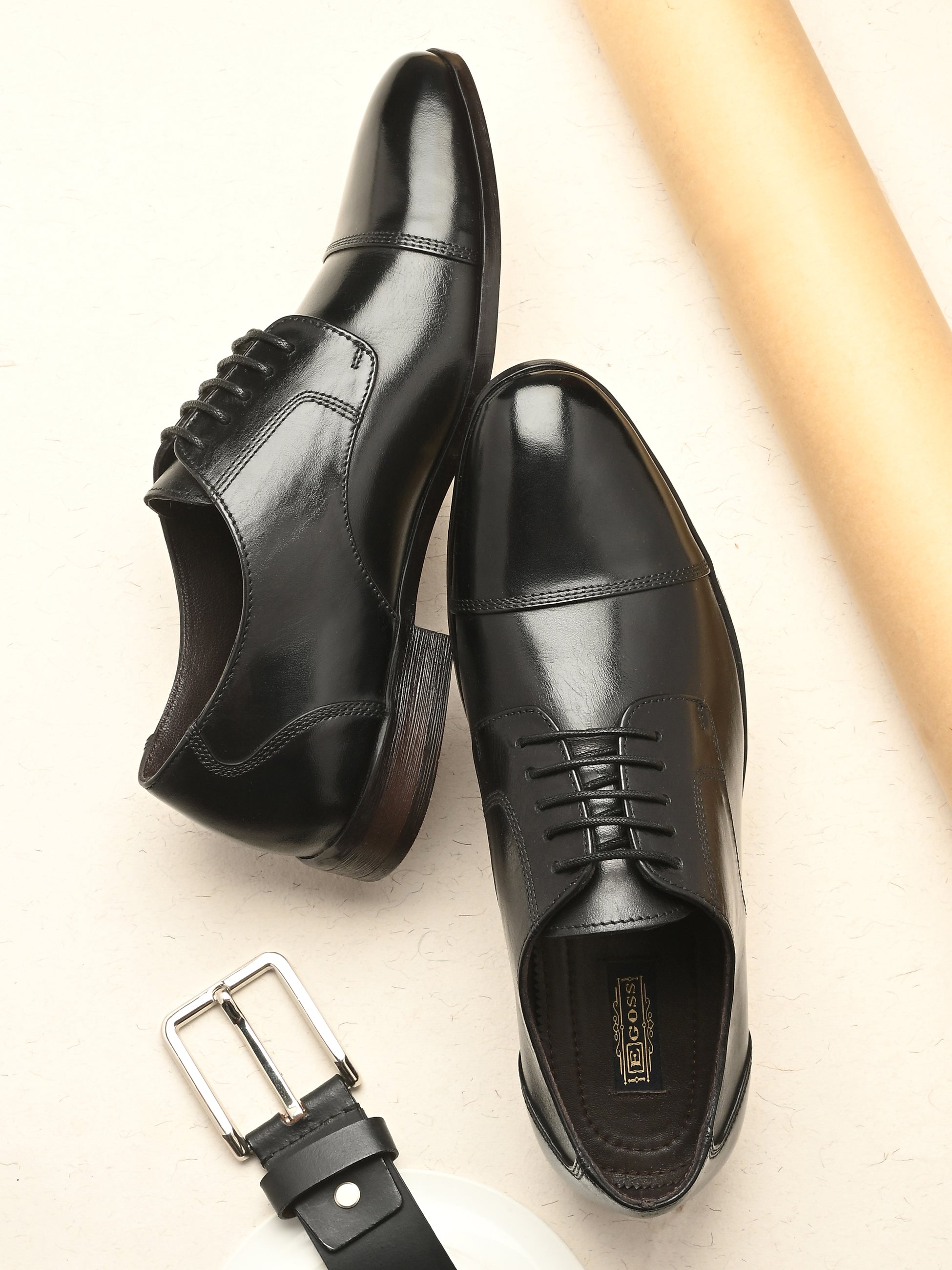 Egoss Premium Formal Leather Shoes for Men with laces