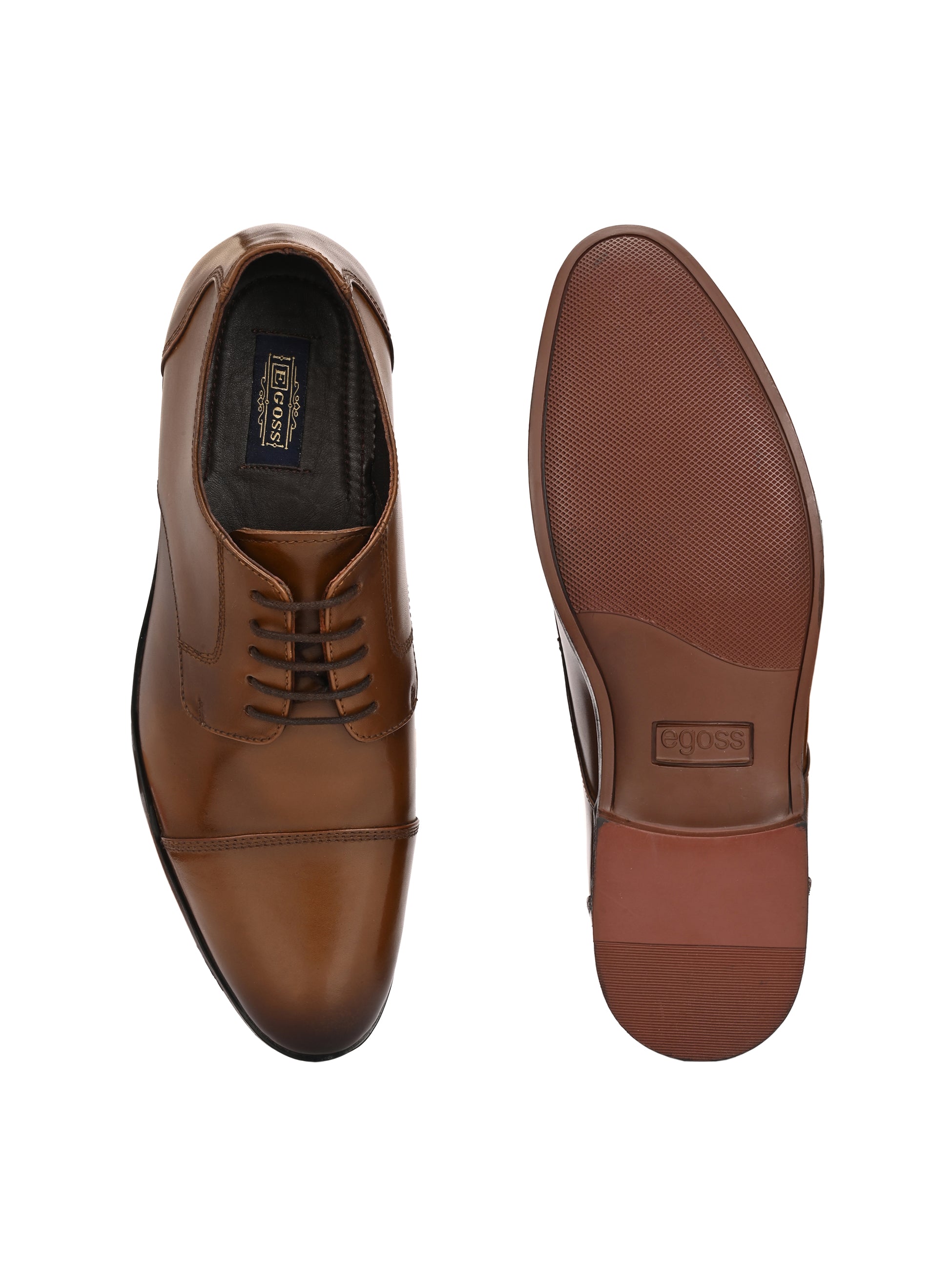 Egoss Premium Formal Leather Shoes for Men with laces