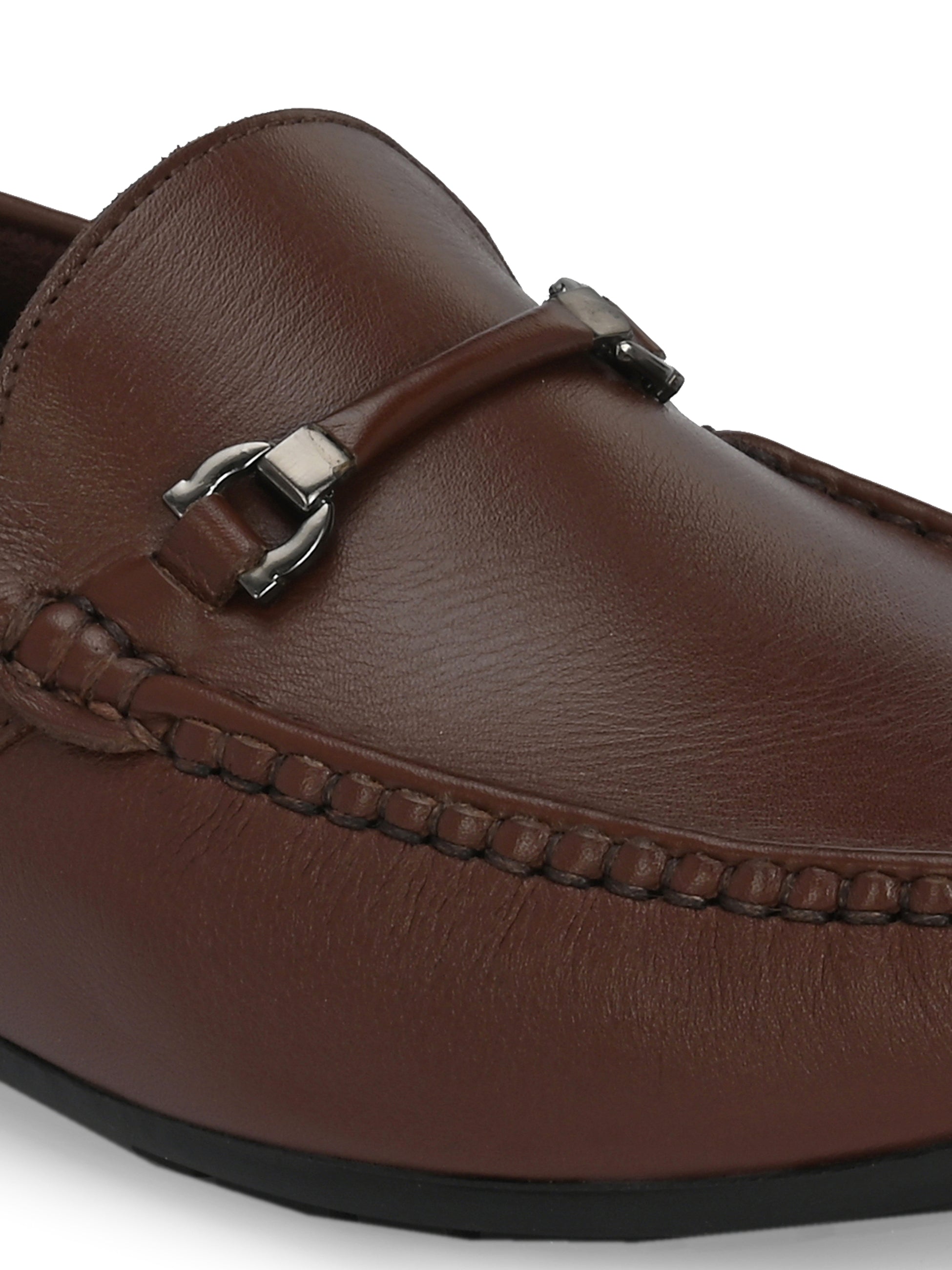 Egoss Leather Casual Loafers For Men