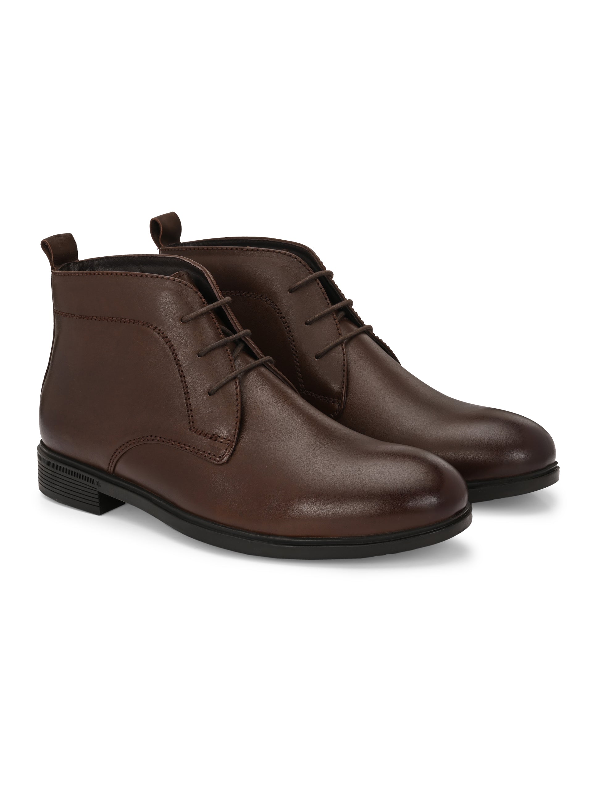 Egoss Leather Chukka Boots For Men