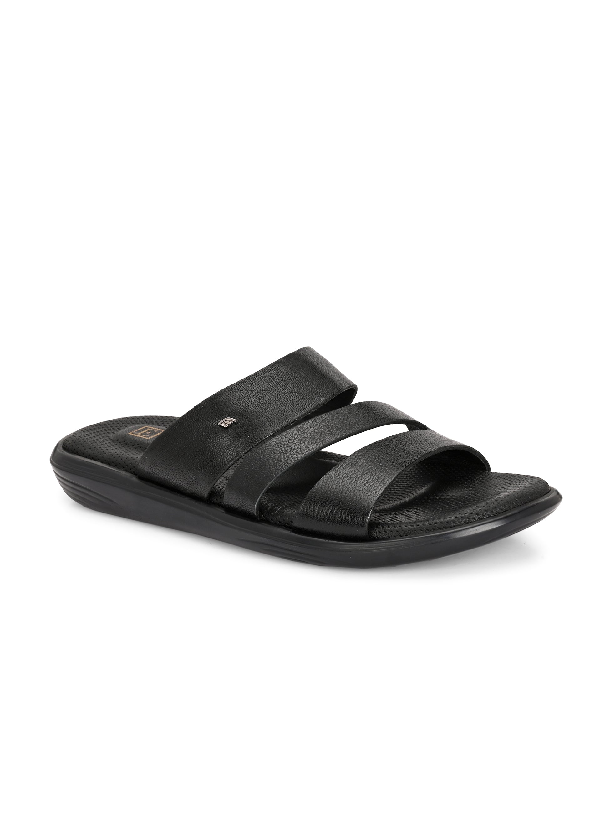 Egoss Leather Slippers For Men