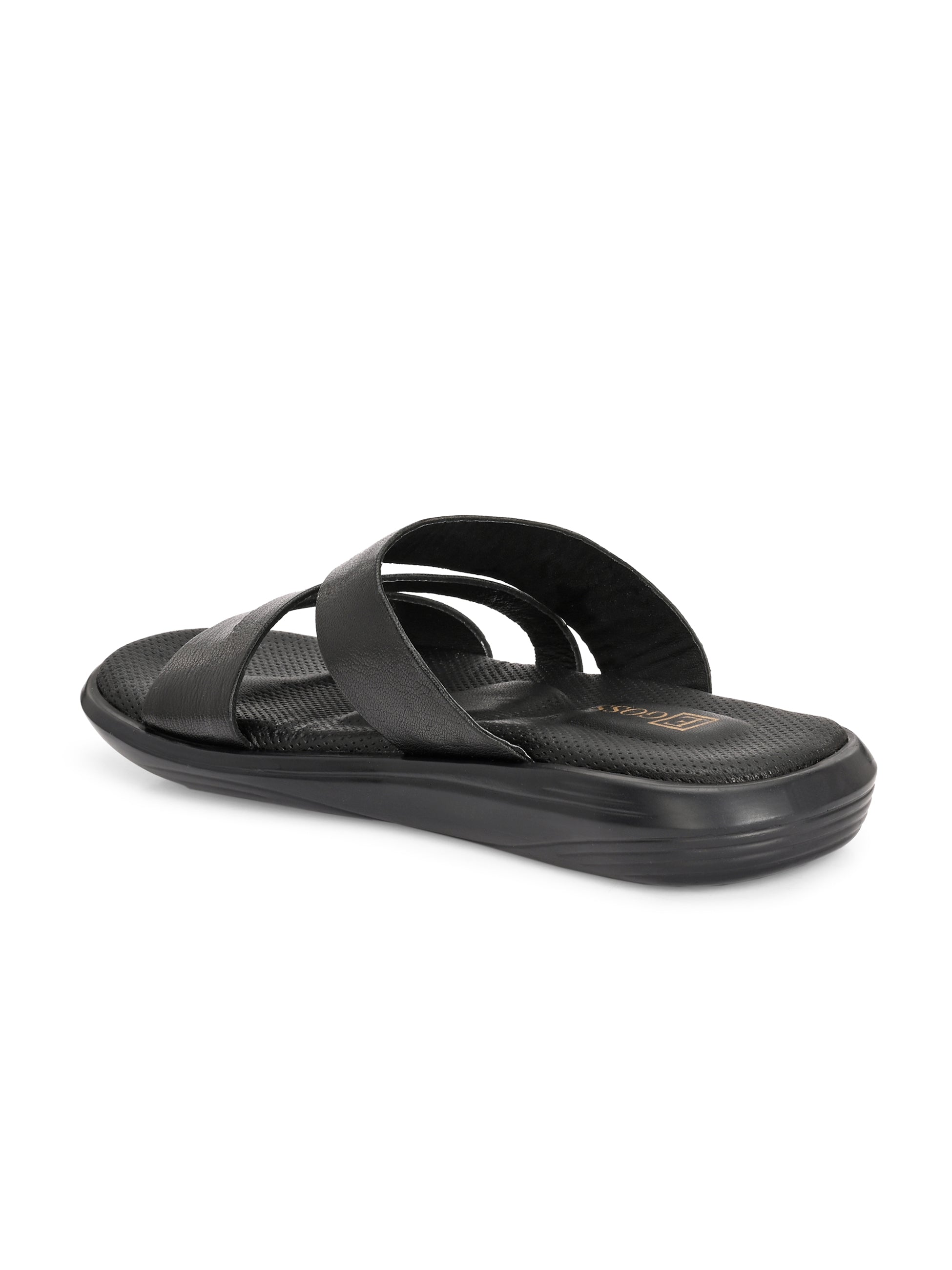 Egoss Leather Slippers For Men