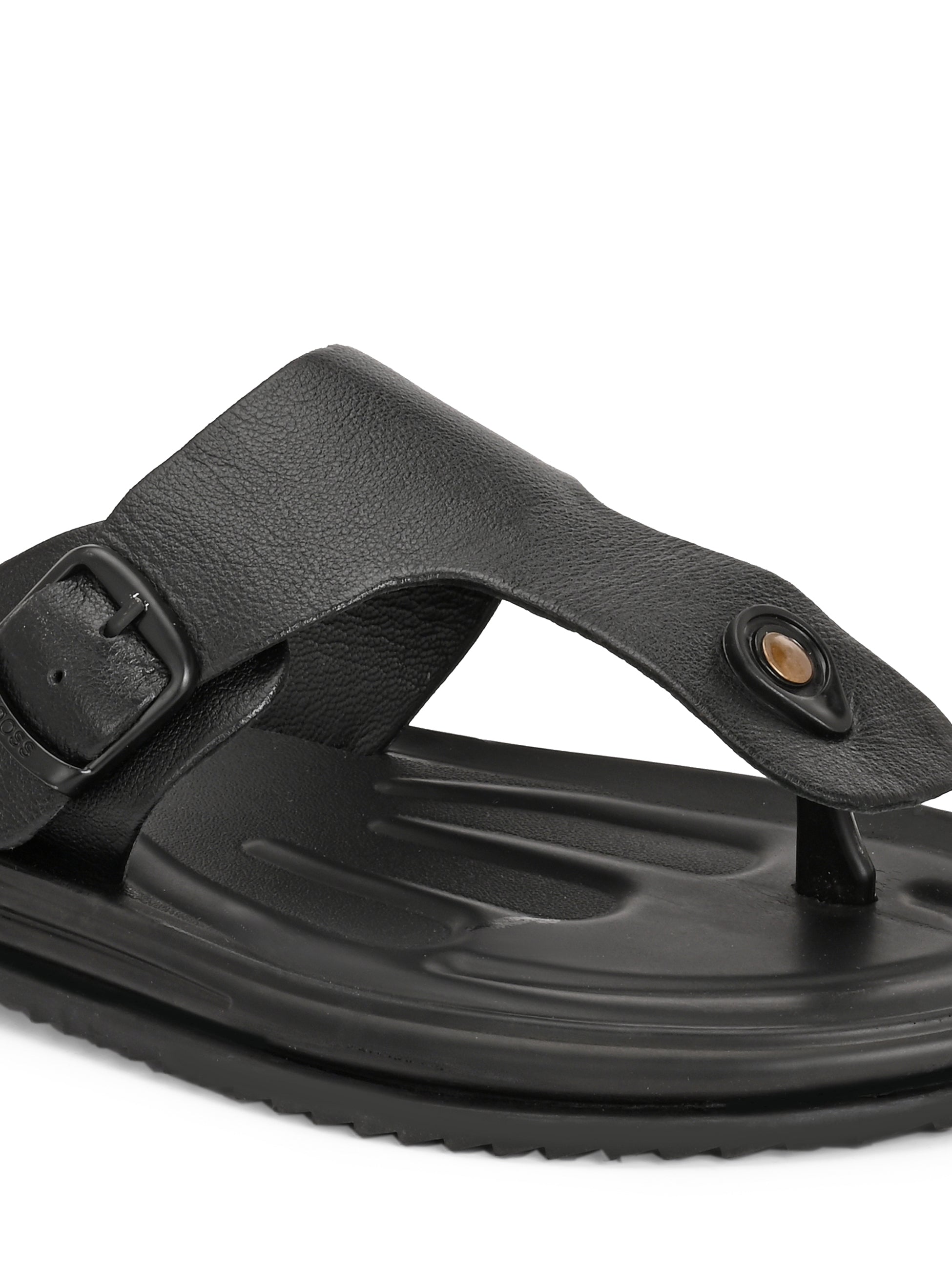 Comet Leather Slippers by Aspeerio