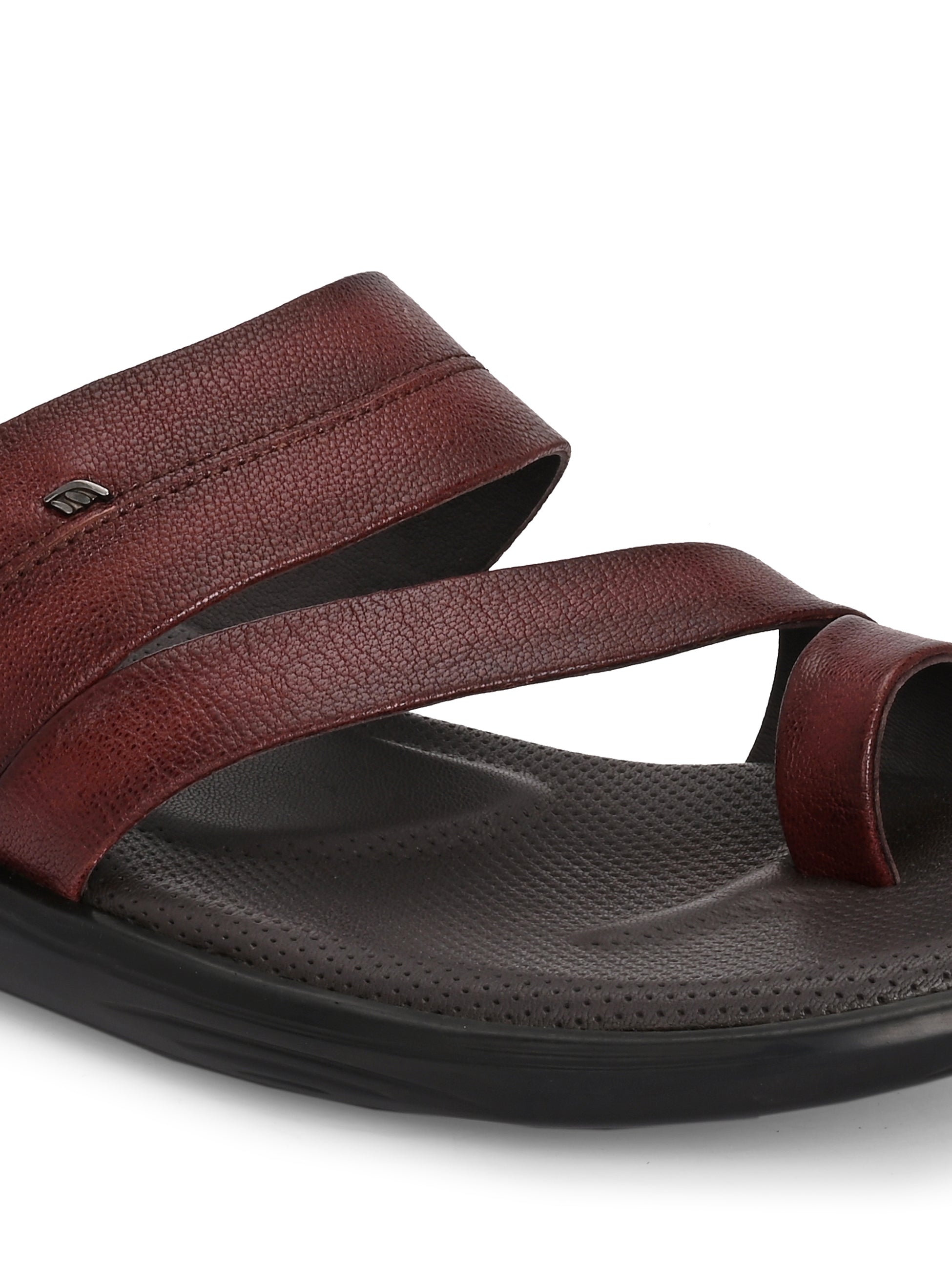 Egoss Leather Slippers For Men