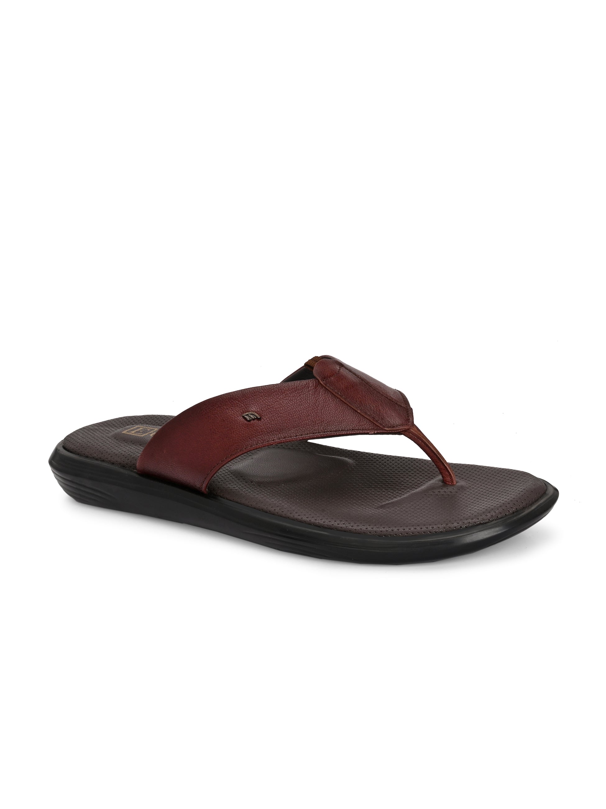 Egoss Leather Slippers For Men