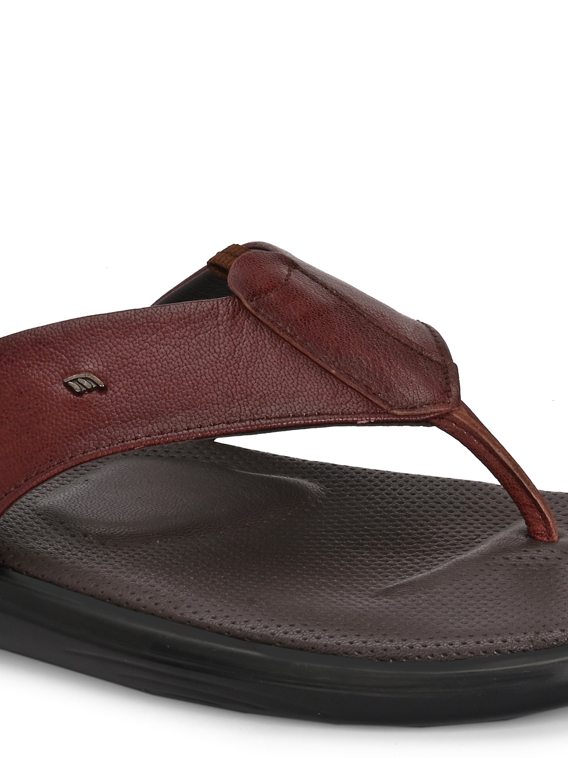 Egoss Leather Slippers For Men